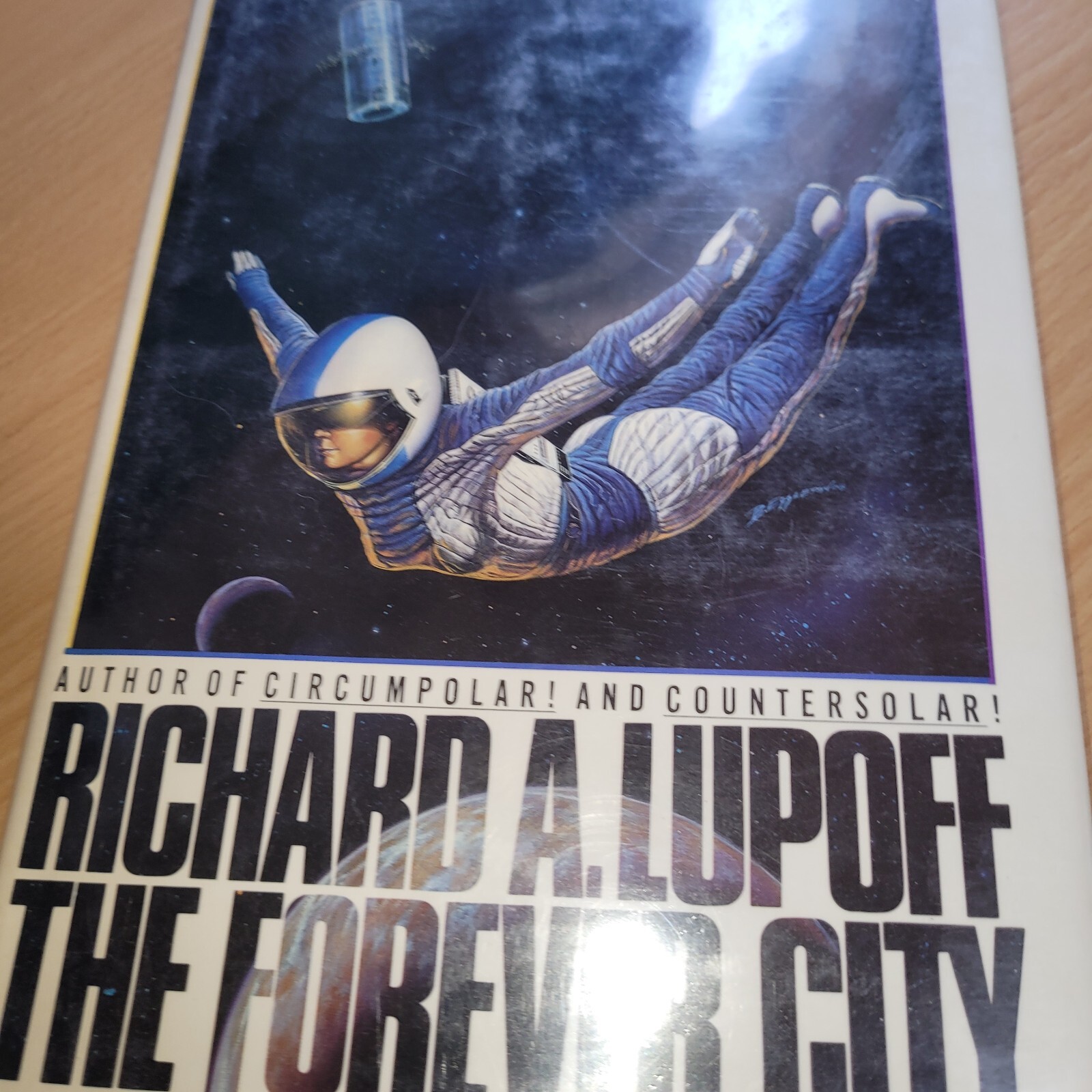 Richard A. Lupoff – The Forever City – 1987 HC Bob Eggleton Art