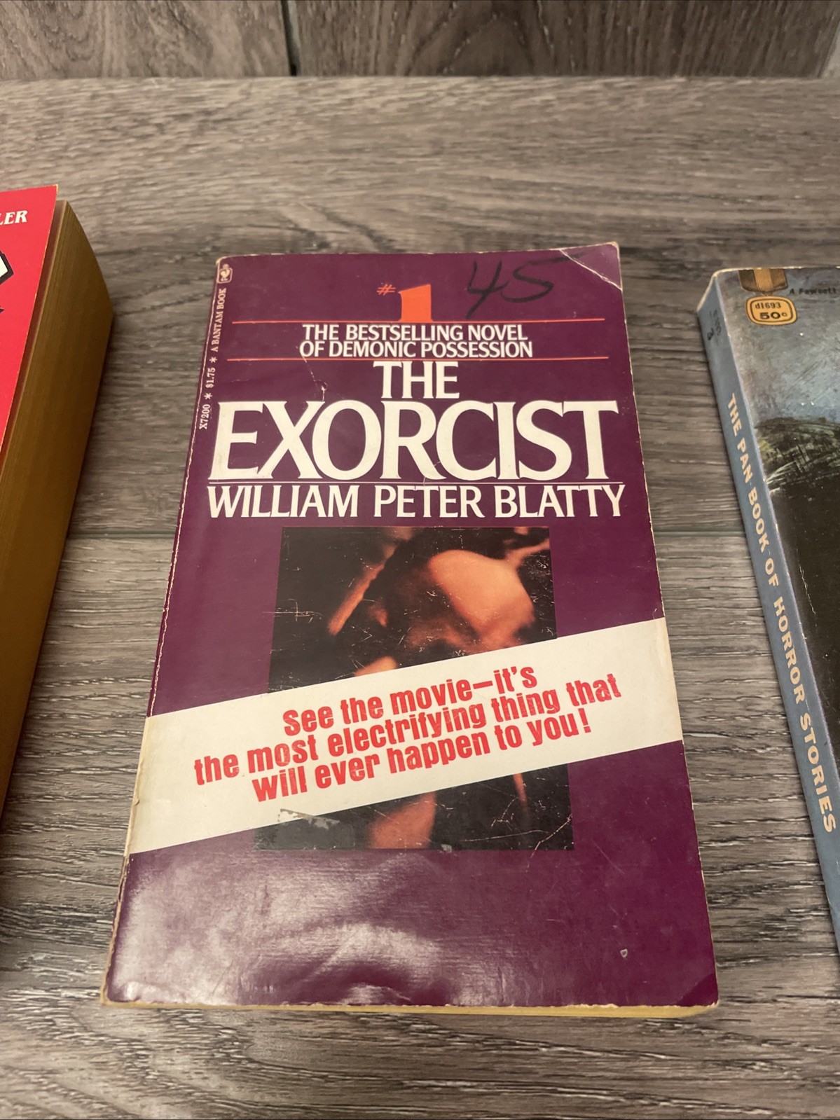 Vintage Horror & Mystery Book Lot (5) – Anne Rice, Exorcist, Ellis Peters