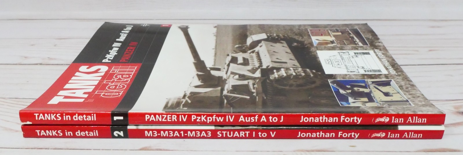 Tanks in Detail Volume 1 & 2, PzKpfw IV Ausf A to J Panzer, M3-M3A1-M3A3 Stuart