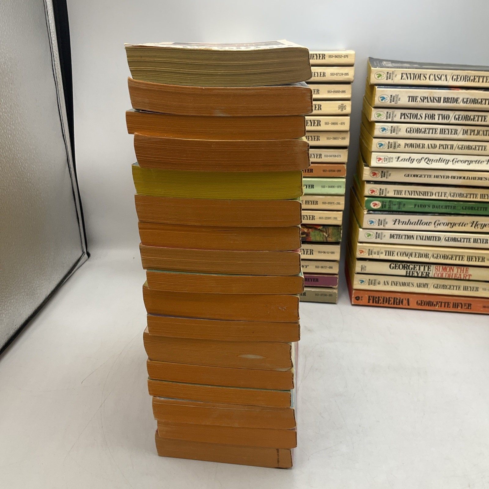 Georgette Heyer Lot 48 Mixed- Romance, Historical, Mystery 48 Vintage Paperbacks