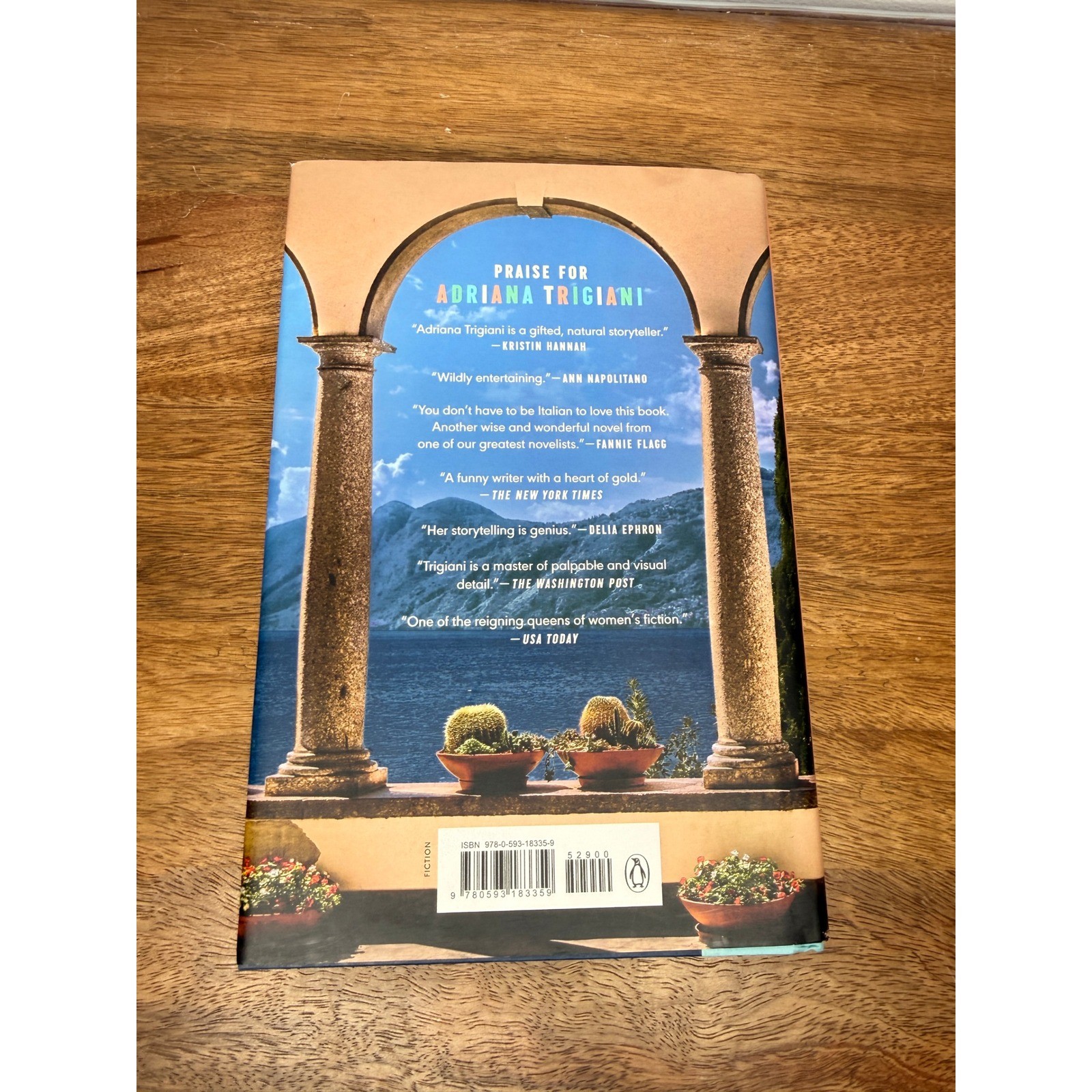 The View from Lake Como Adriana Trigiani Signed First Edition Hardcover Novel