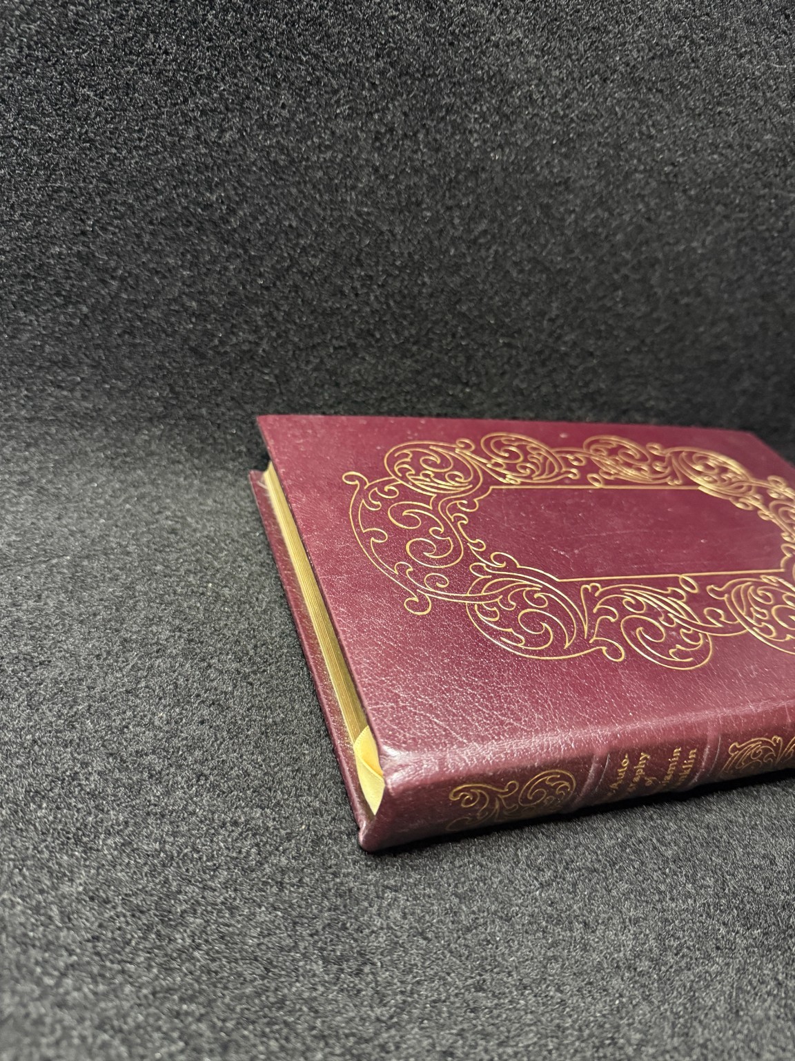 Autobiography Benjamin Franklin Easton Press Leather 1976 Collectors Ed