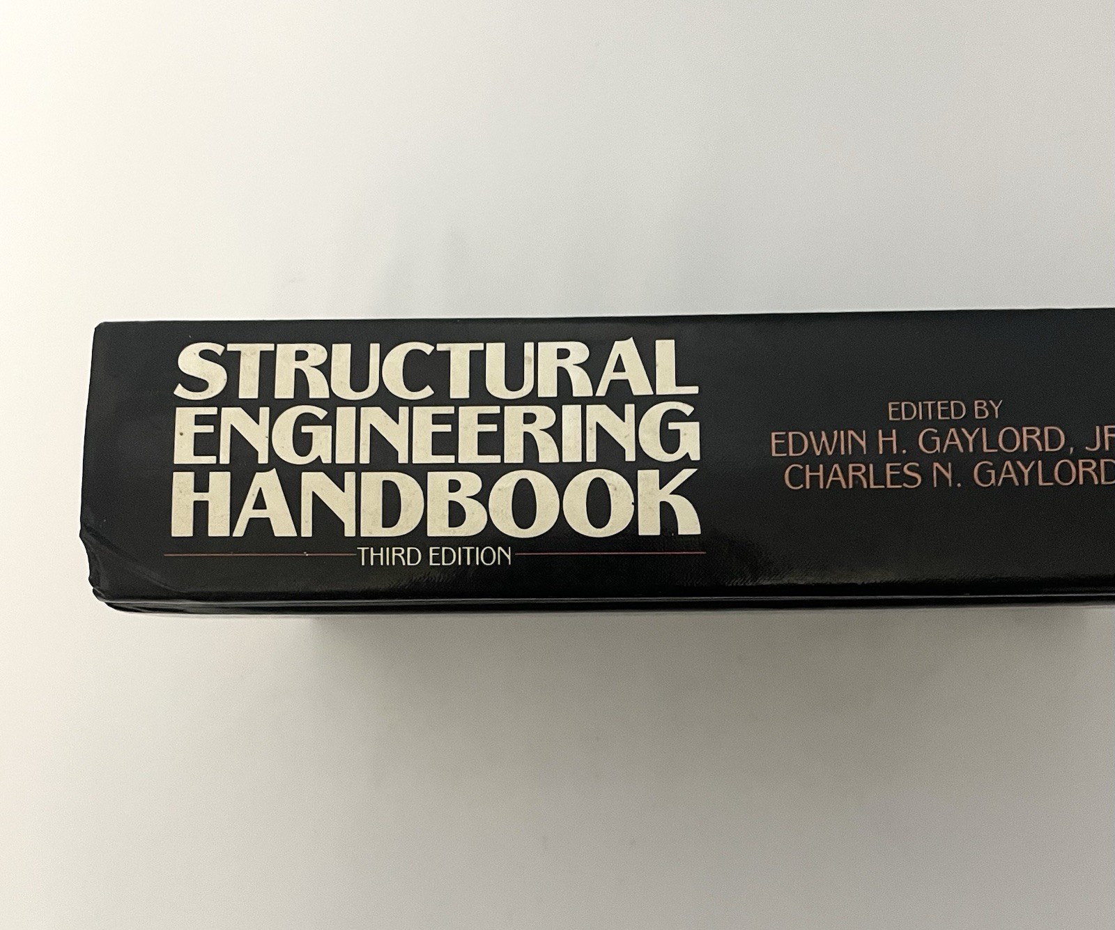 Structural Engineering Handbook by Edwin H. Gaylord Third Edition Hardcover