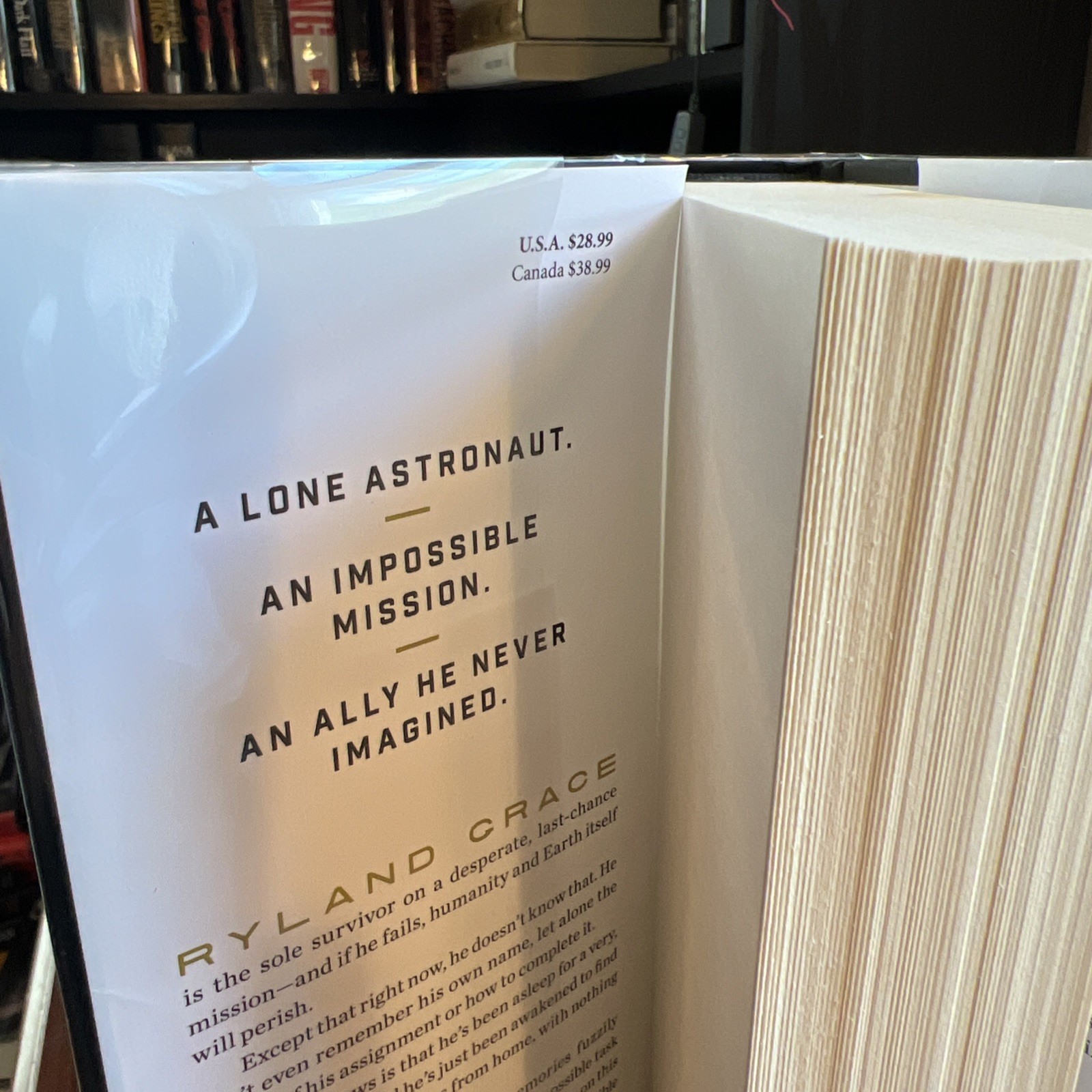 Project Hail Mary – Andy Weir (2021, Hardcover) First Edition/Print, 1st/1st DJ.