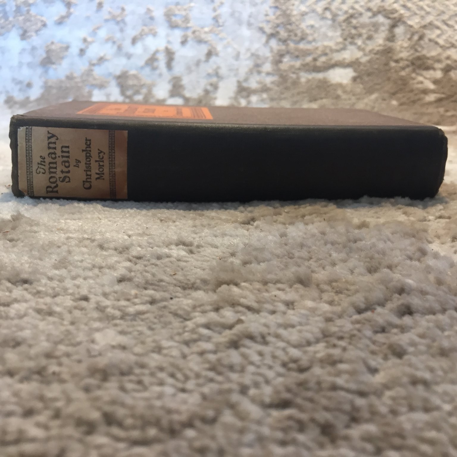The Romany Stain Christopher Morley SIGNED 1927 Illustrated Travel Writing Book