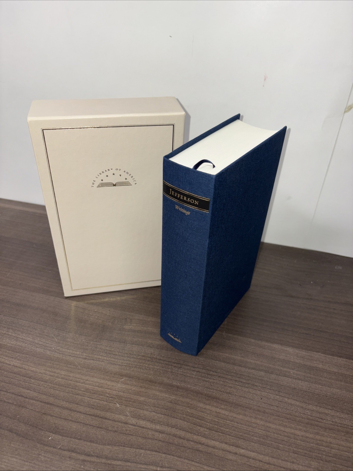 Writings of Thomas Jefferson HC Slipcase Map Library of America 1984