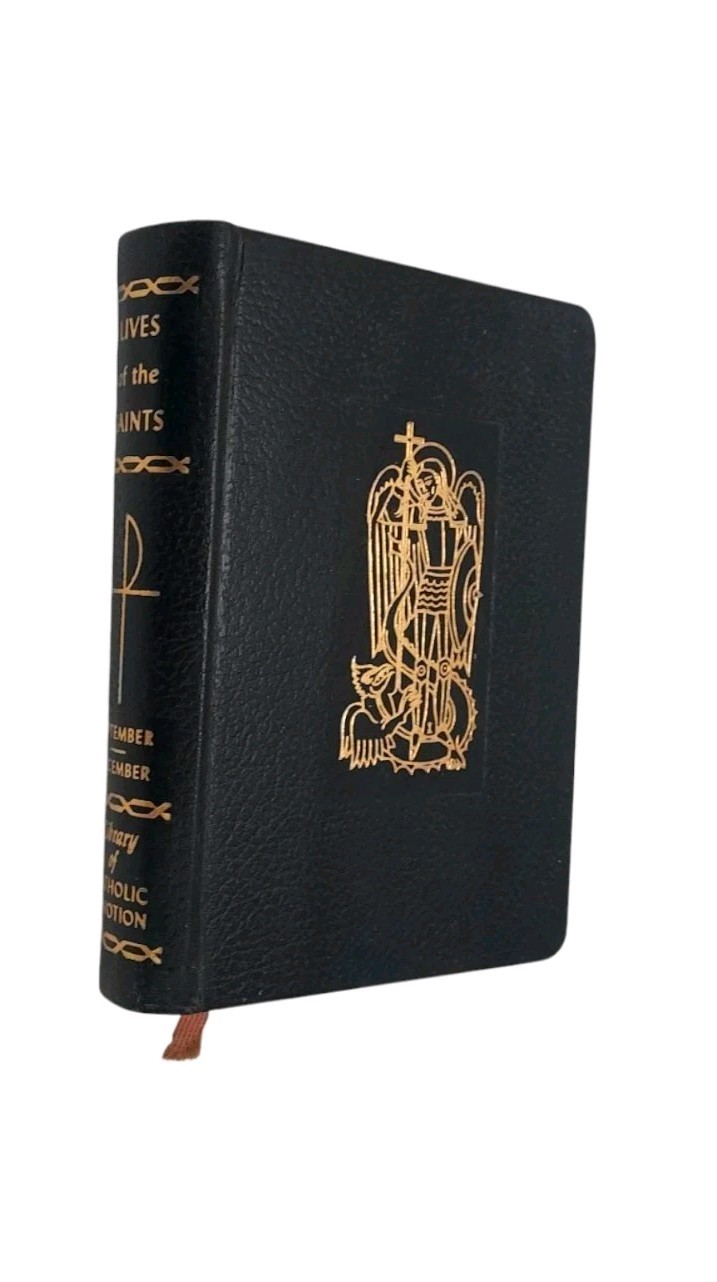 1961 Lives of the Saints, Library Catholic Devotion. Decorative, Religious Books