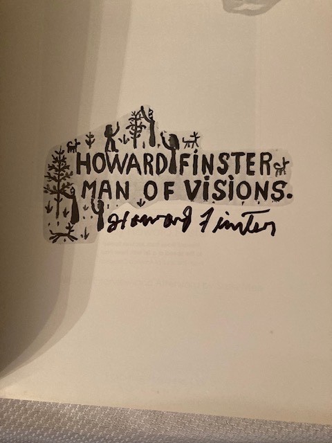 Howard Finster: Man of Vision, 1st ed. 1st Printing, VGPB, SIGNED, free shipping