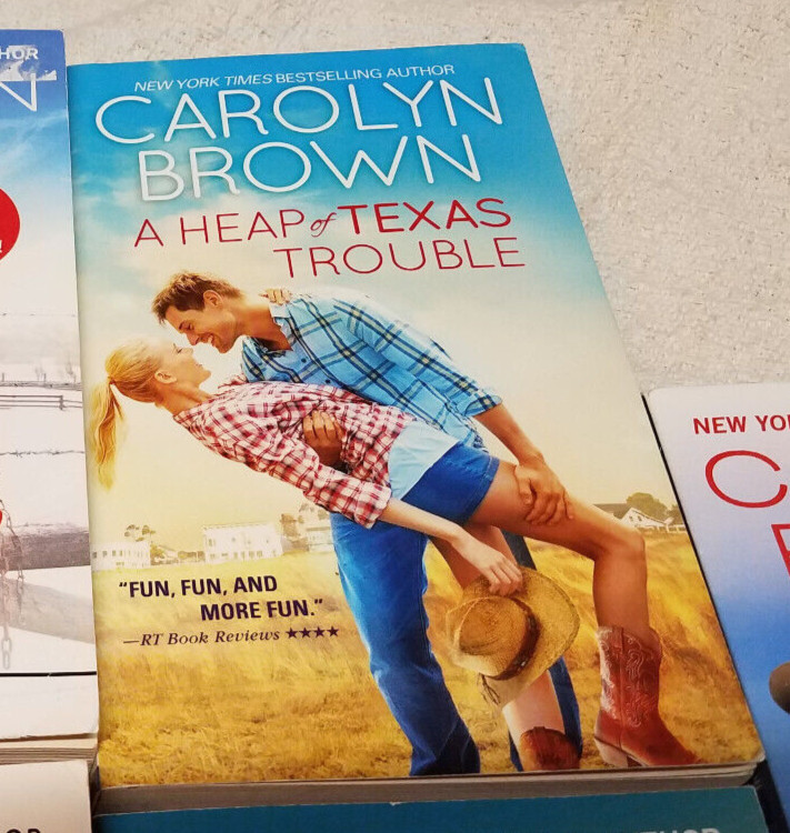 Lot of 7 PB Bks By Carolyn Brown Romance SERIES: LONGHORN CANYON, HAPPY, TEXAS