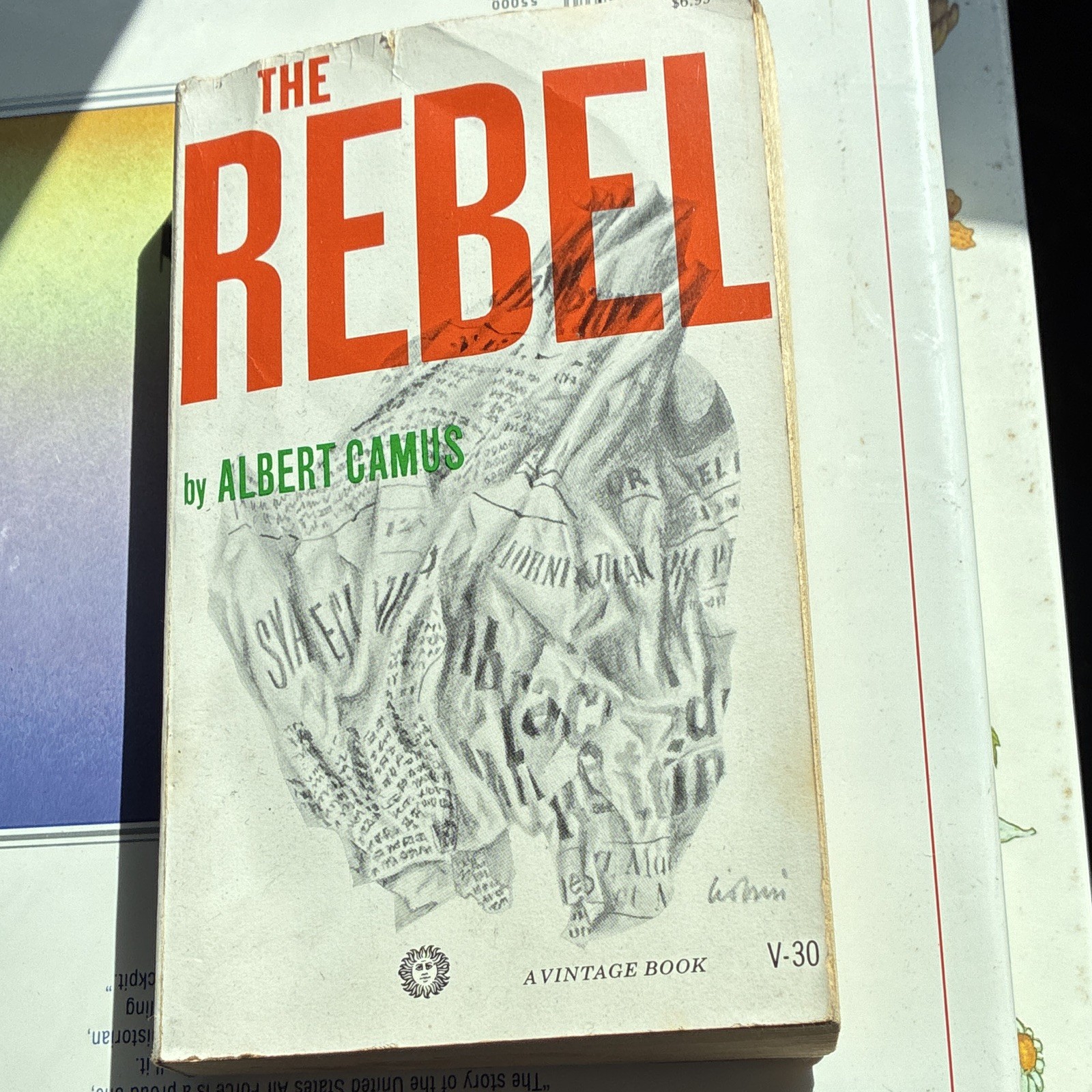 Albert Camus The Rebel: Essay on Man in Revolt PB Vintage Books 1956 Revised