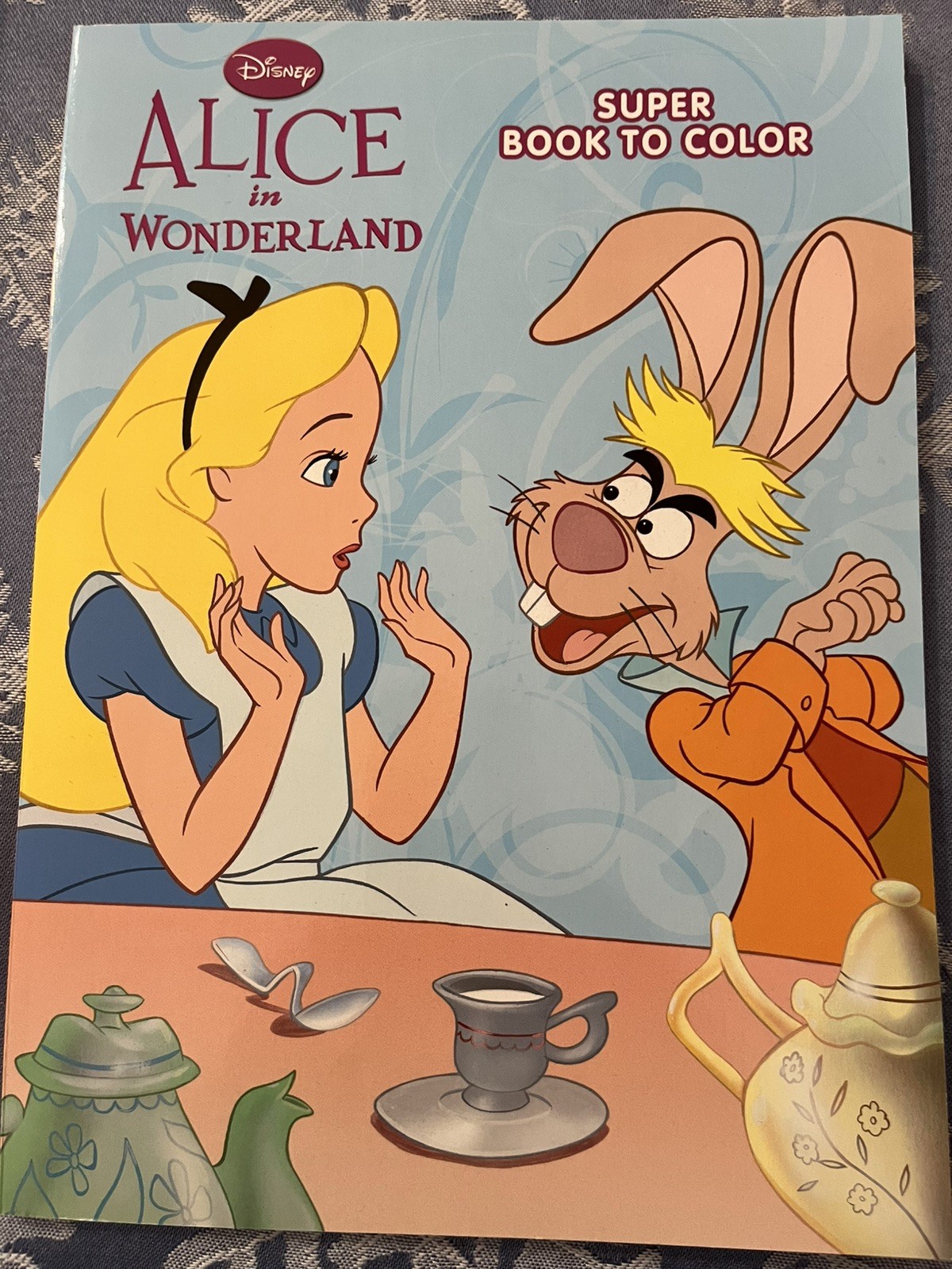 DISNEY ALICE IN WONDERLAND COLORING & ACTIVITY BOOKS (96-64 PAGES) LOT OF 10