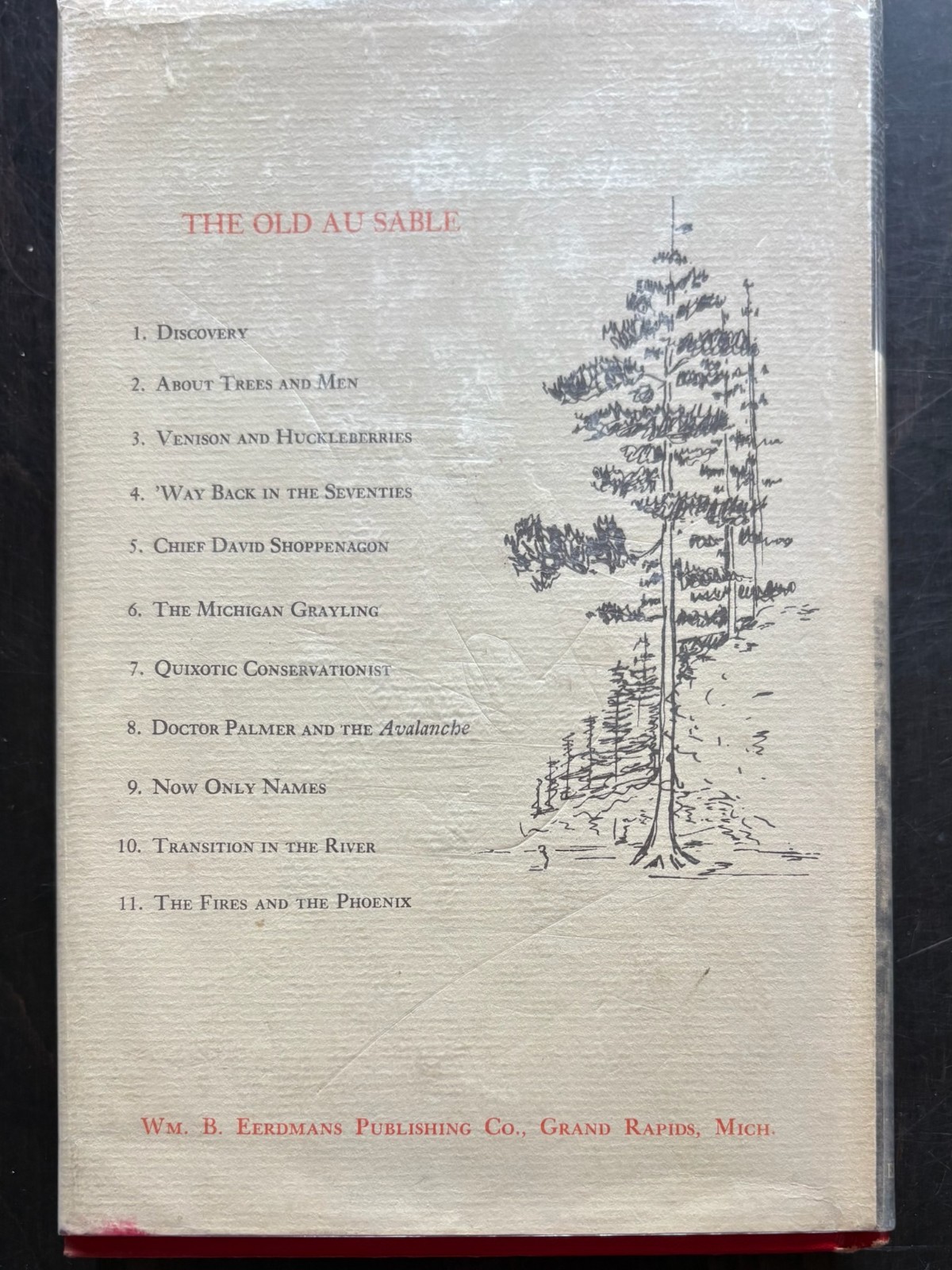 The Old Au Sable by Hazen L. Miller Michigan Regional Waterway History hc