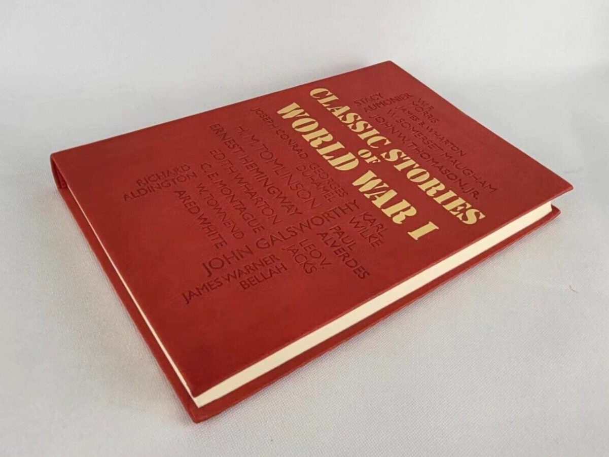 CLASSIC STORIES OF WORLD WAR I 20 Stories Flexi Bound Soft Faux Leather NEW