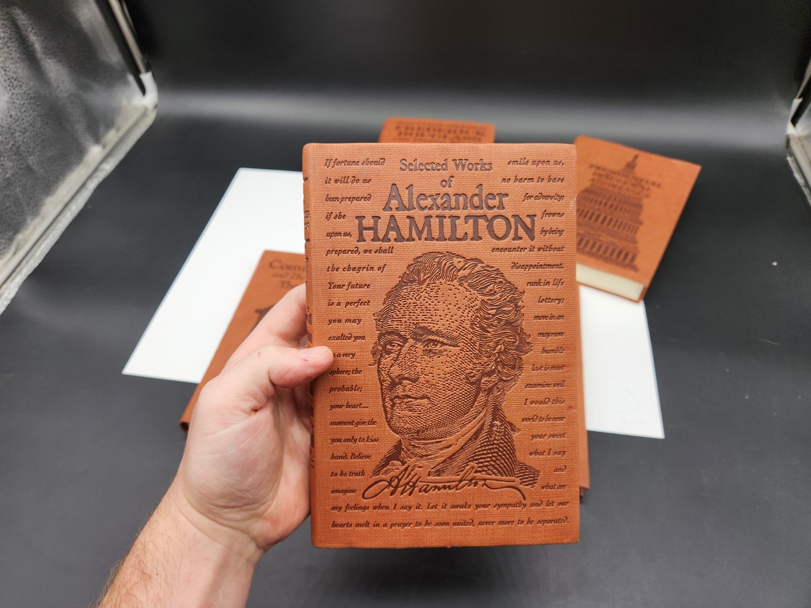 COMMON SENSE, FREDERICK DOUGLASS, FRANKLIN HAMILTON 5 Faux Leather