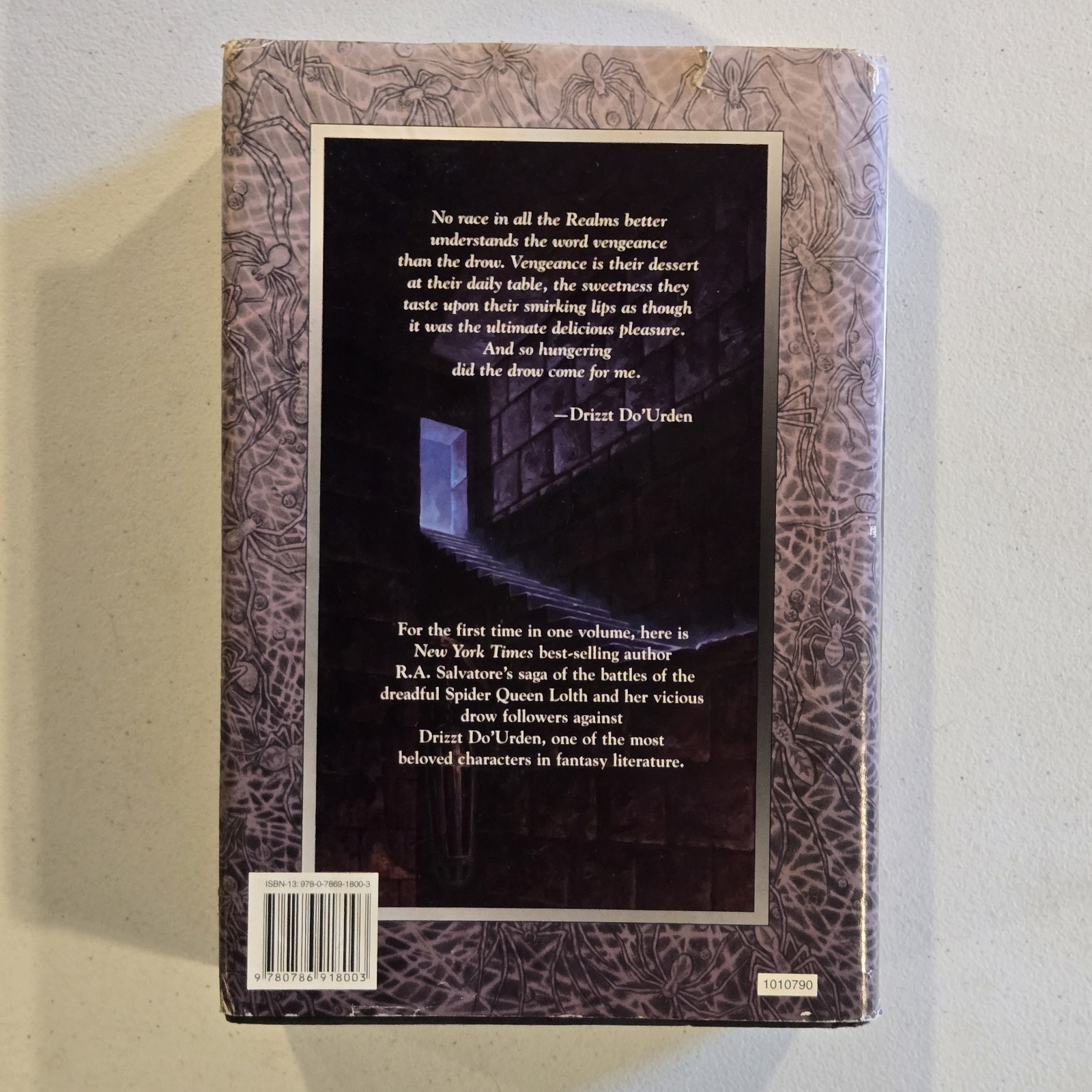 Legacy Of The Drow – R.A. Salvatore HARDCOVER BOOK 2001 COLLECTOR’S EDITION OOP