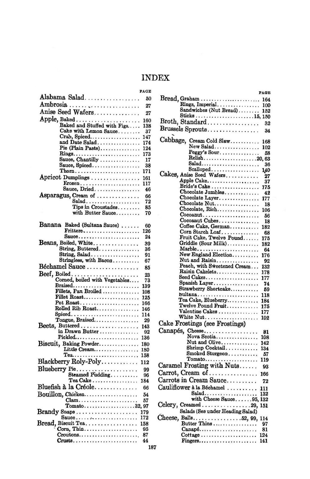 1913 Fifty Two Sunday Dinners Cook Book 191 Pages