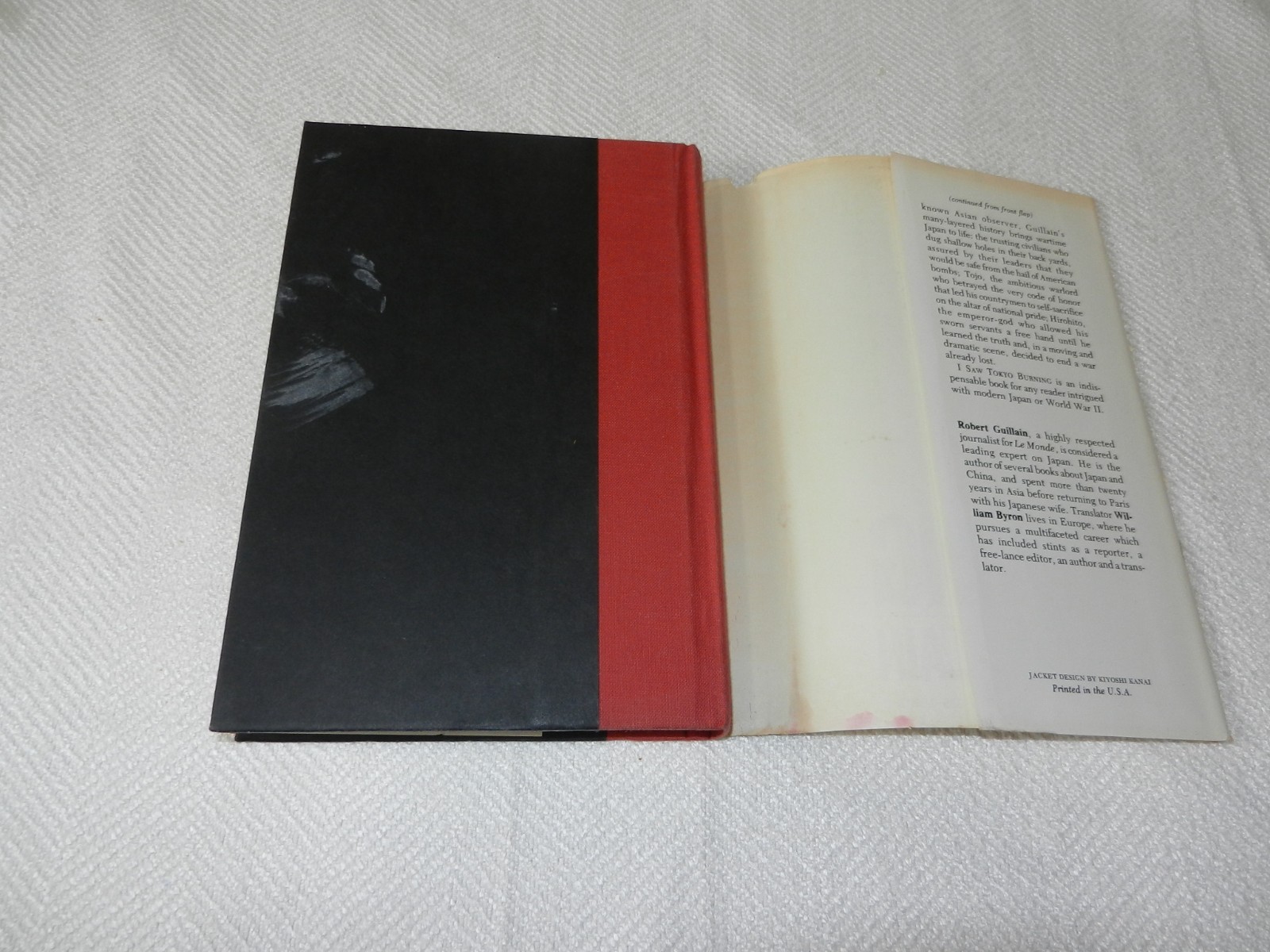 WW II Vichy French journalist in Japan 1941-1945 „I SAW TOKYO BURNING“