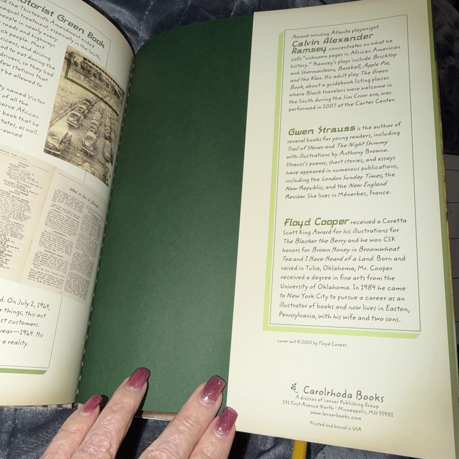 Ruth and the Green Book by Calvin Alexander Ramsey and Gwen Strauss (2010)
