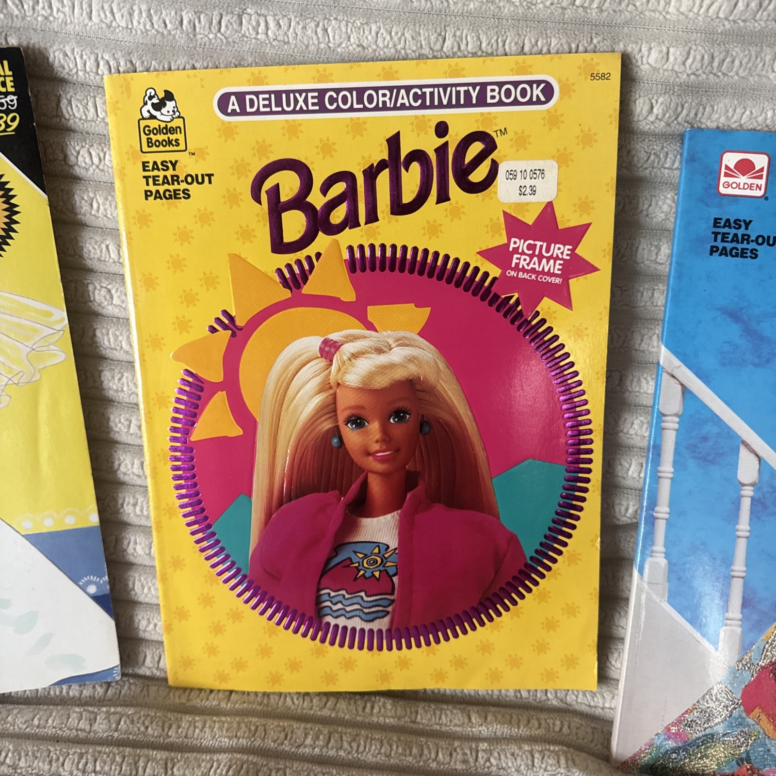 VTG. 1990S Golden Books Barbie Coloring/Activity Books Lot Of 3 UNCOLORED