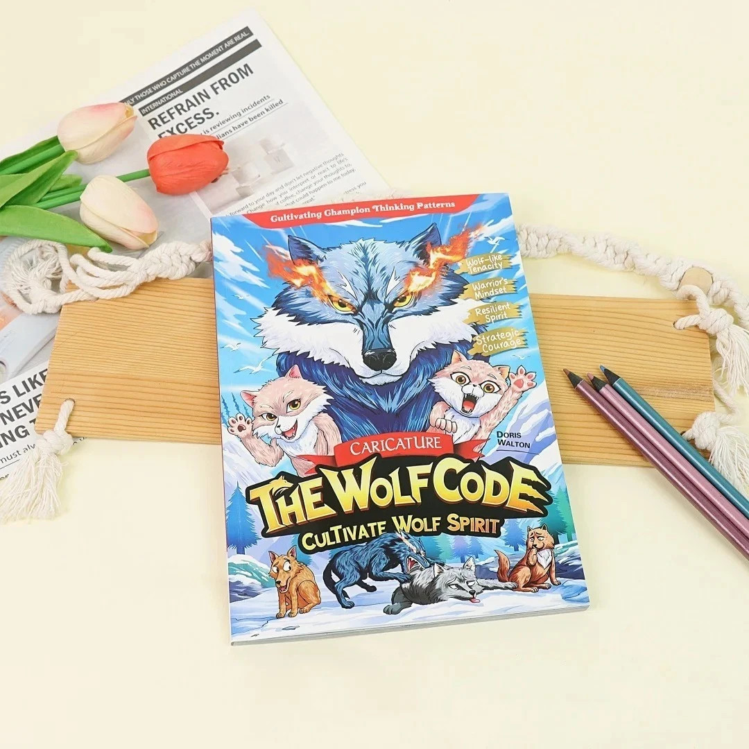 The-Wolf Code Cultivate Wolf Spirit Growth Mindset Children’s Book English