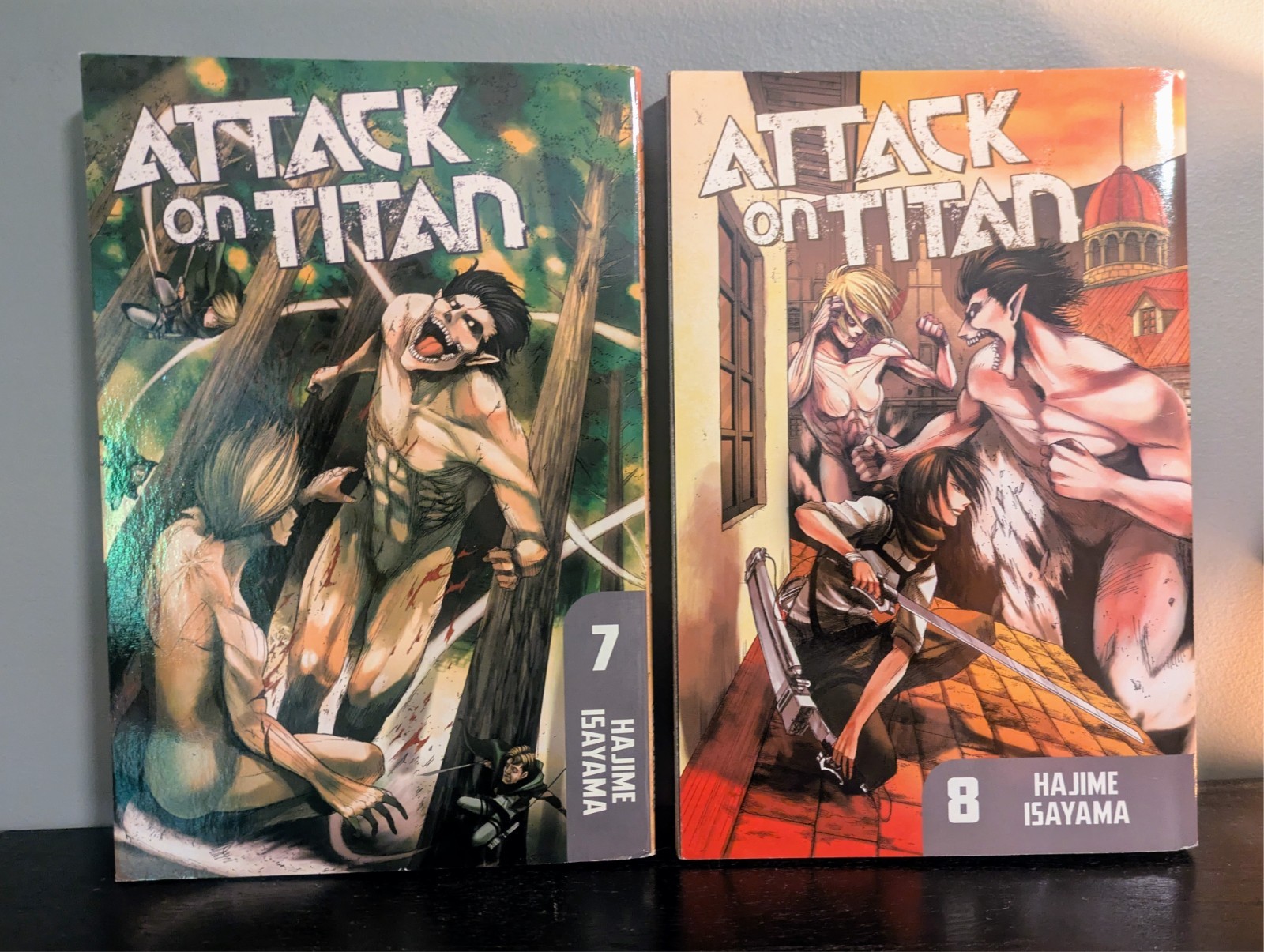 Attack on Titan Volumes 7, 8, 9, & 10 Kodansha Hajime Isayama KC Comics