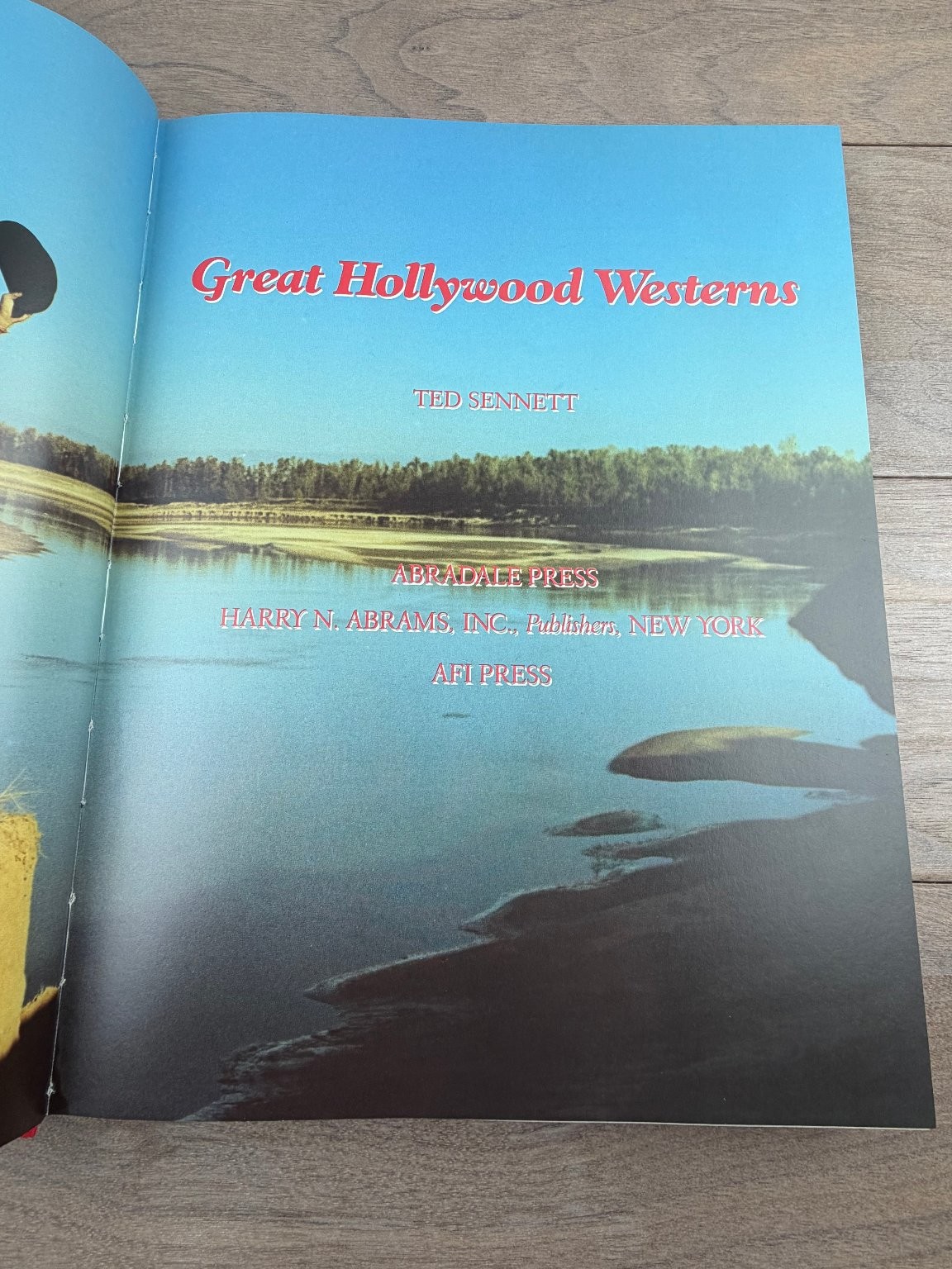Great Hollywood Westerns Ted Sennett 1992 Film History Coffee Table Book Abrams