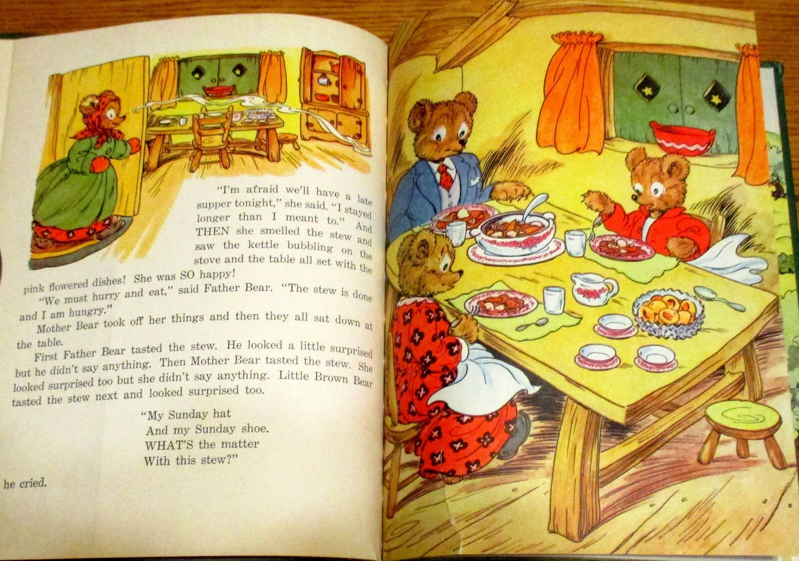 1952 Little Brown Bear And His Friends by Elizabeth Upham H/C 56 pages