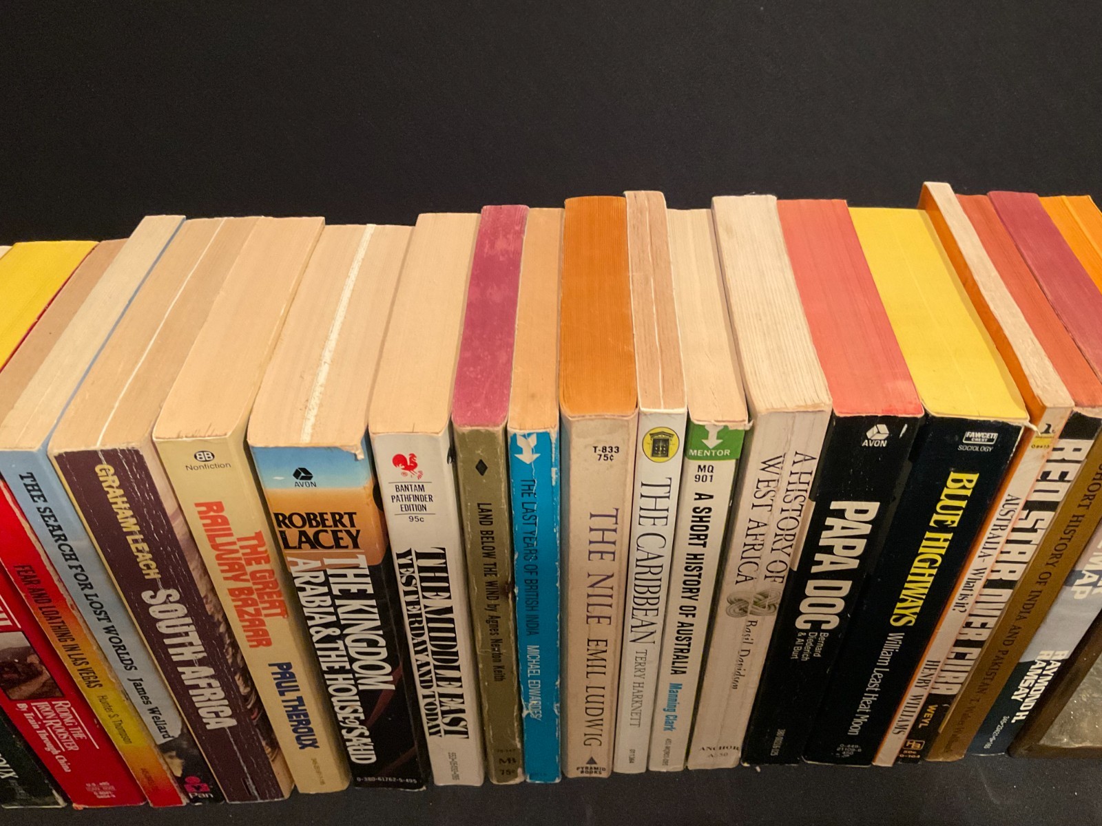 Vintage Paperback Books about PLACES-COUNTRIES-TRAVEL-LOST CITIES-You Choose