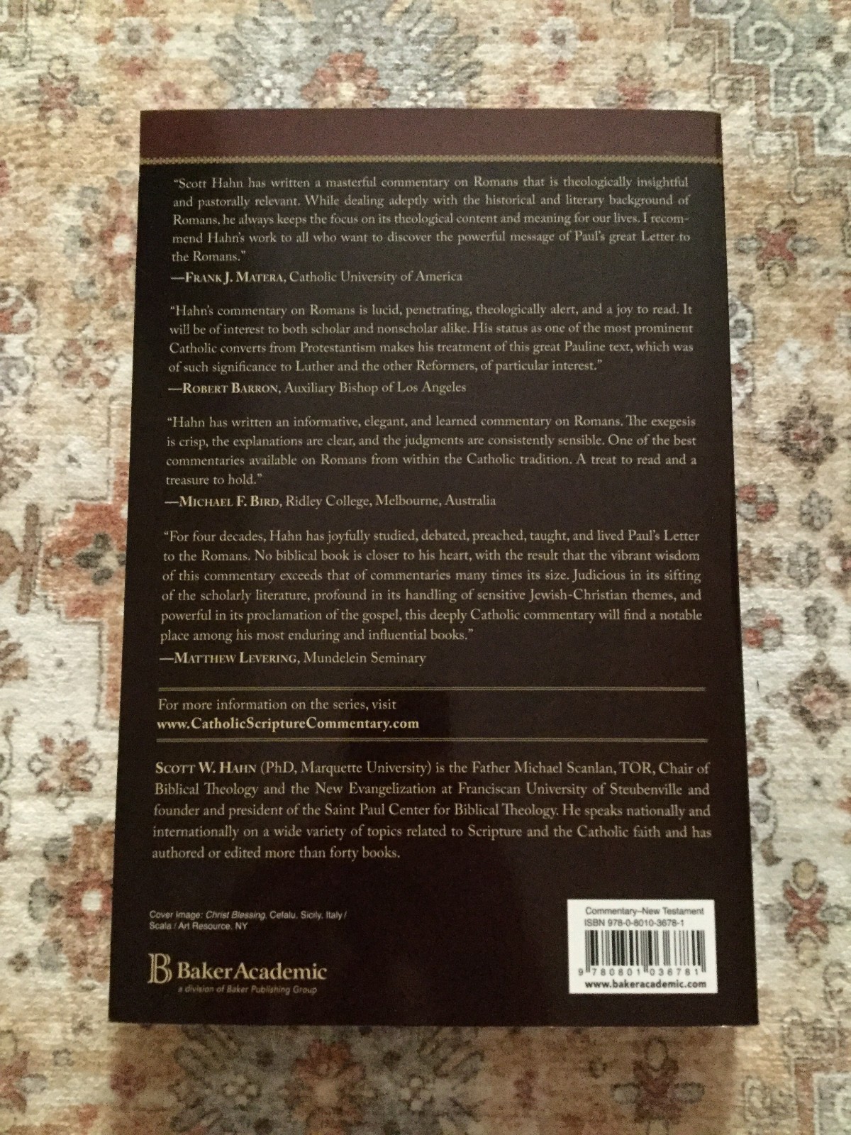 Catholic Commentary on Sacred Scripture Romans by Scott W. Hahn