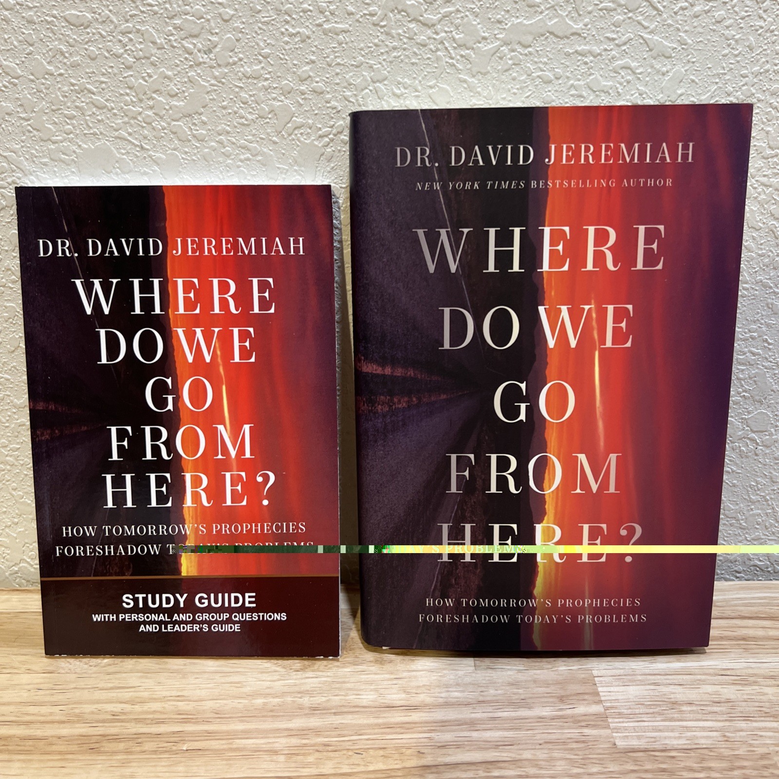6 Dr. David Jeremiah Hardback Books & 6 Paperback Study Guides