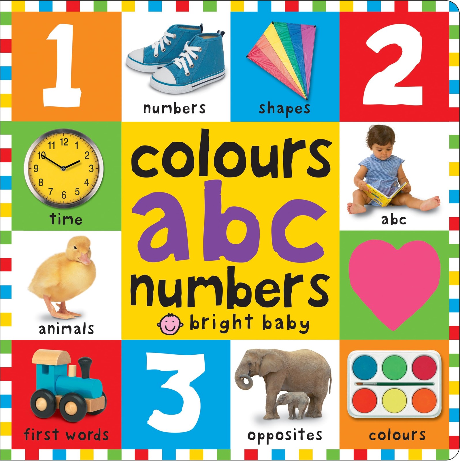 Colours ABC Numbers (First 100 Board Books) (First 100 Books) – board book R…