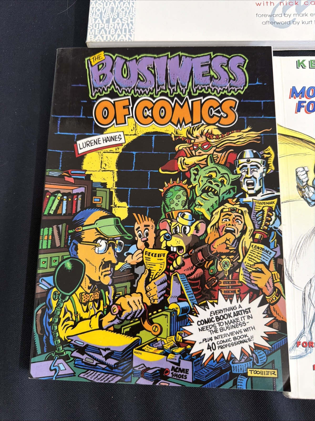 How To Draw Comics Book Lot Of 9 Marvel DC Writing Pencilling Art Guide