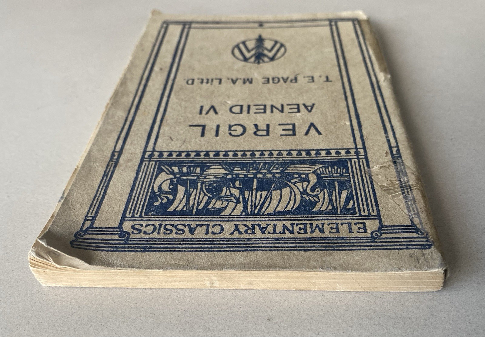 Vergil Aenid VI – T. E. Page – 1917 Latin / English Text PB – Antique Literature