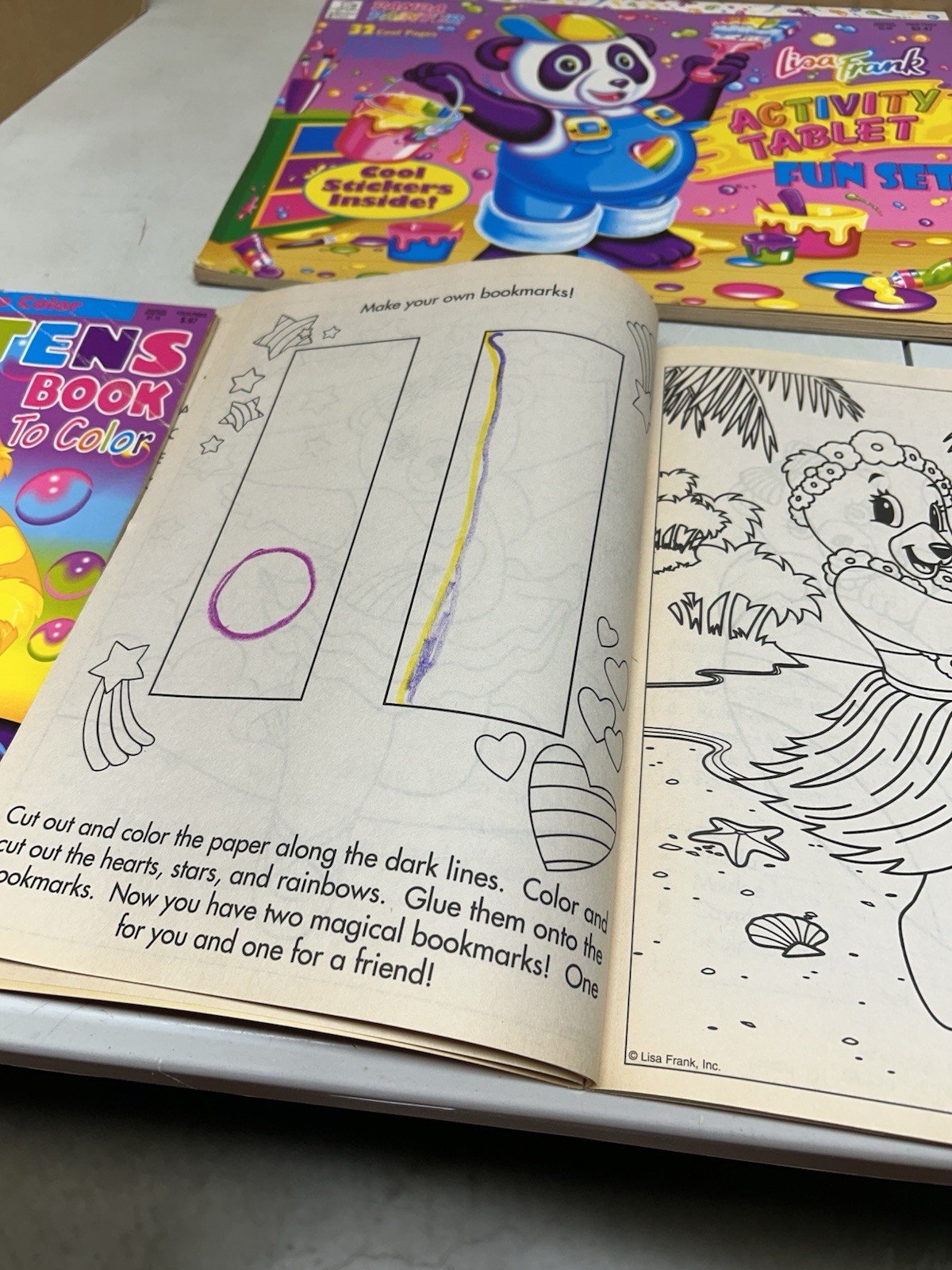 Lot Of Lisa Frank Coloring And Activity Books READ DESCRIPTION