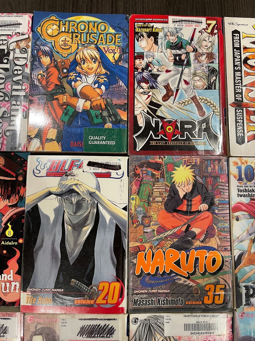 Lot Of 24 Anime/ Manga Books! Various Titles Naruto, Bleach, Dawn of the Arcana