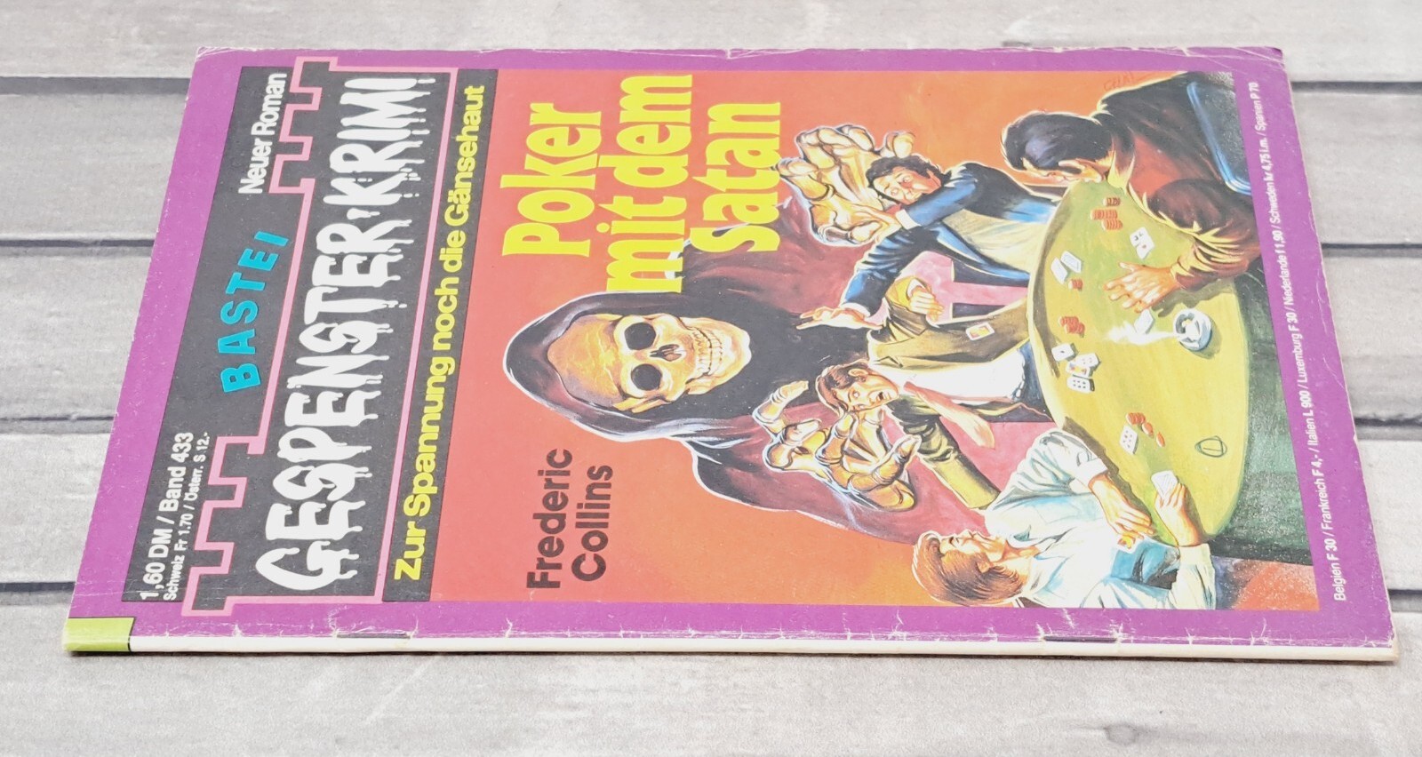 Gespenster Krimi #433 Poker mit dem Satan German Horror Pulp Magazine Novel