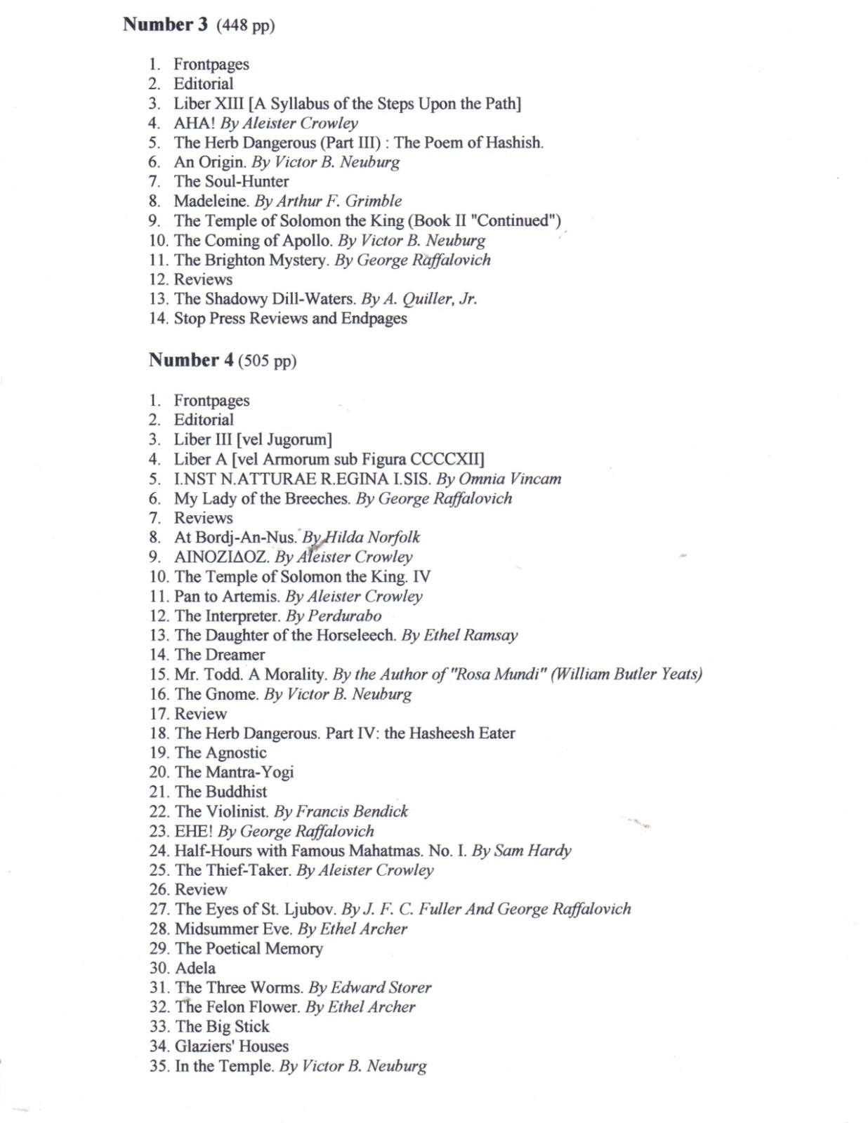 The Equinox magazine Vol 1 complete on CD/USB (Rosicrucian Crowley Thelema)