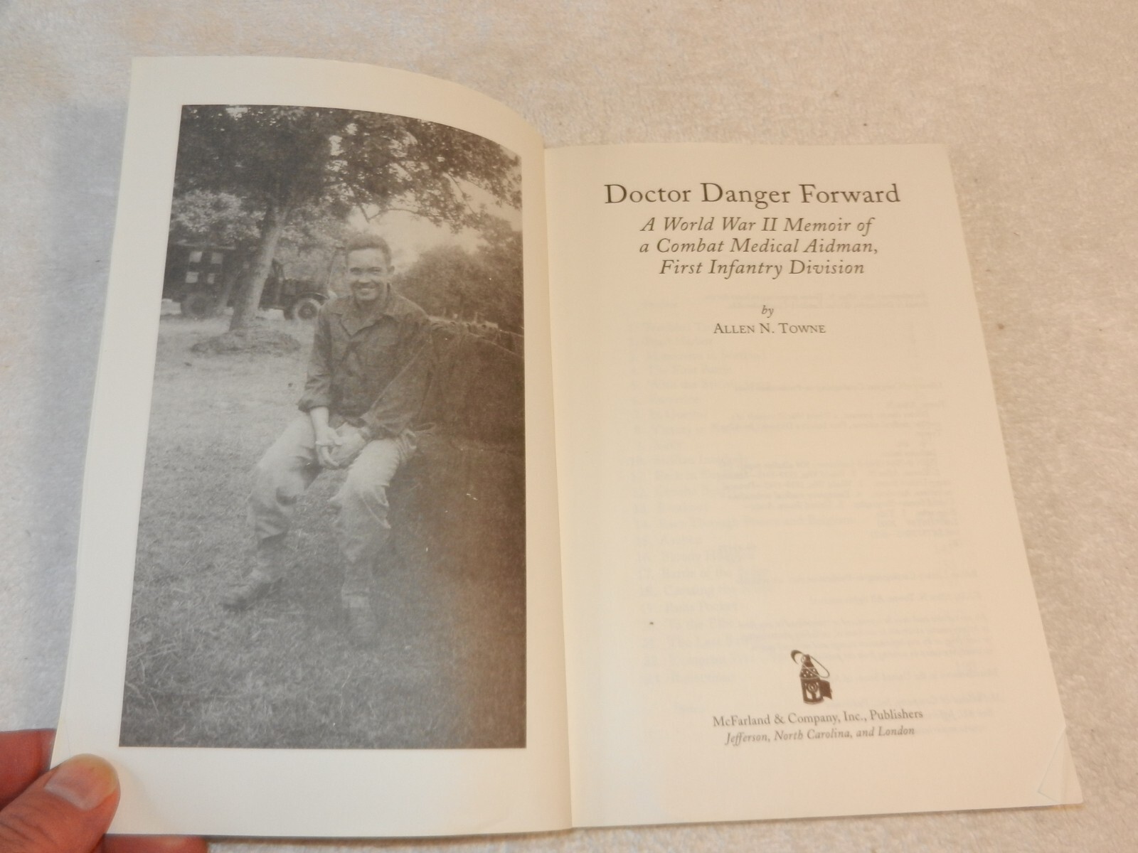 WW II 1942-45 1st division 18th Infantry Medic „DOCTOR DANGER FORWARD“
