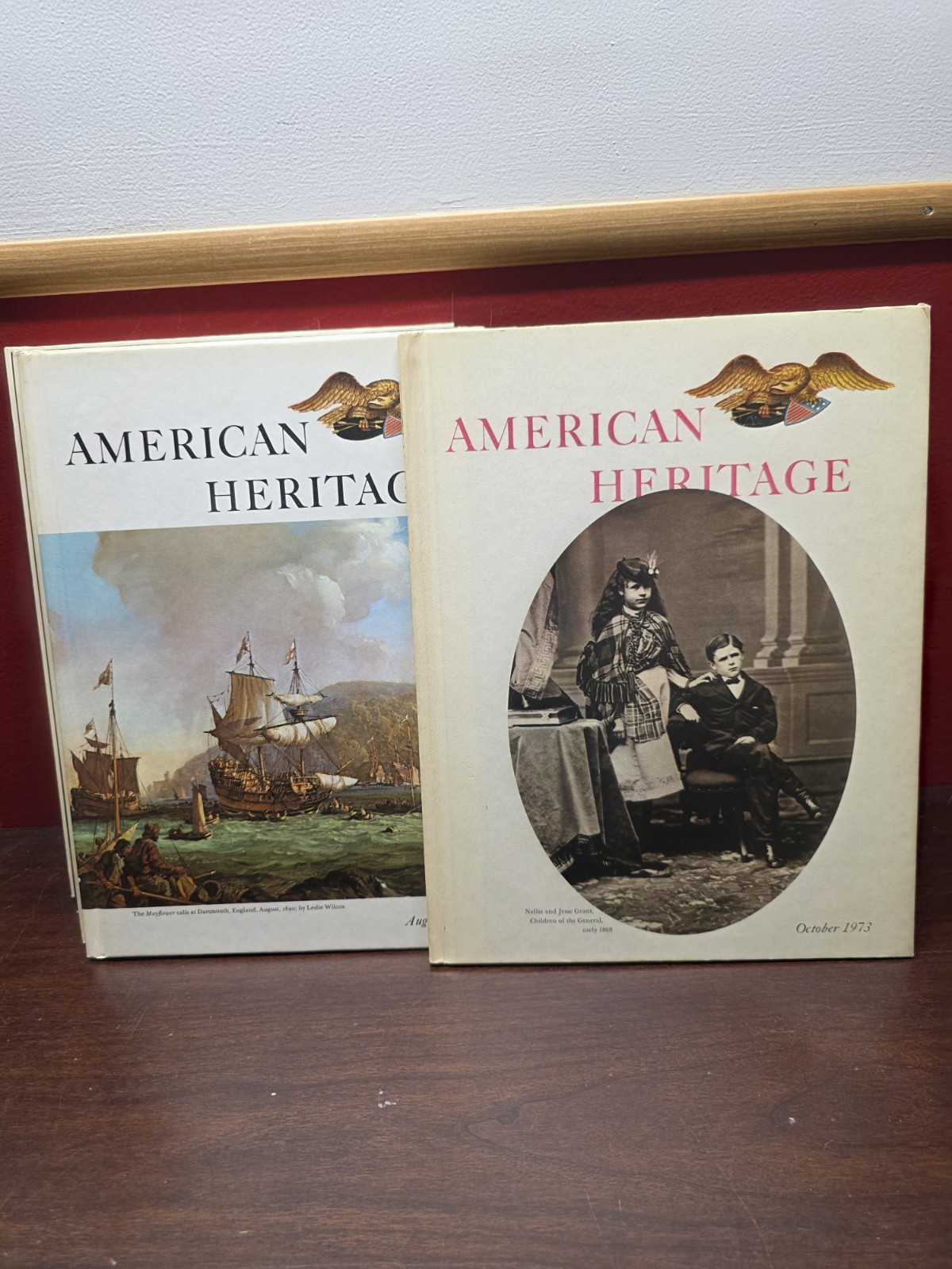 American Heritage 6 HC Books magazines Vol XXIV 1972-73 With Index Vintage