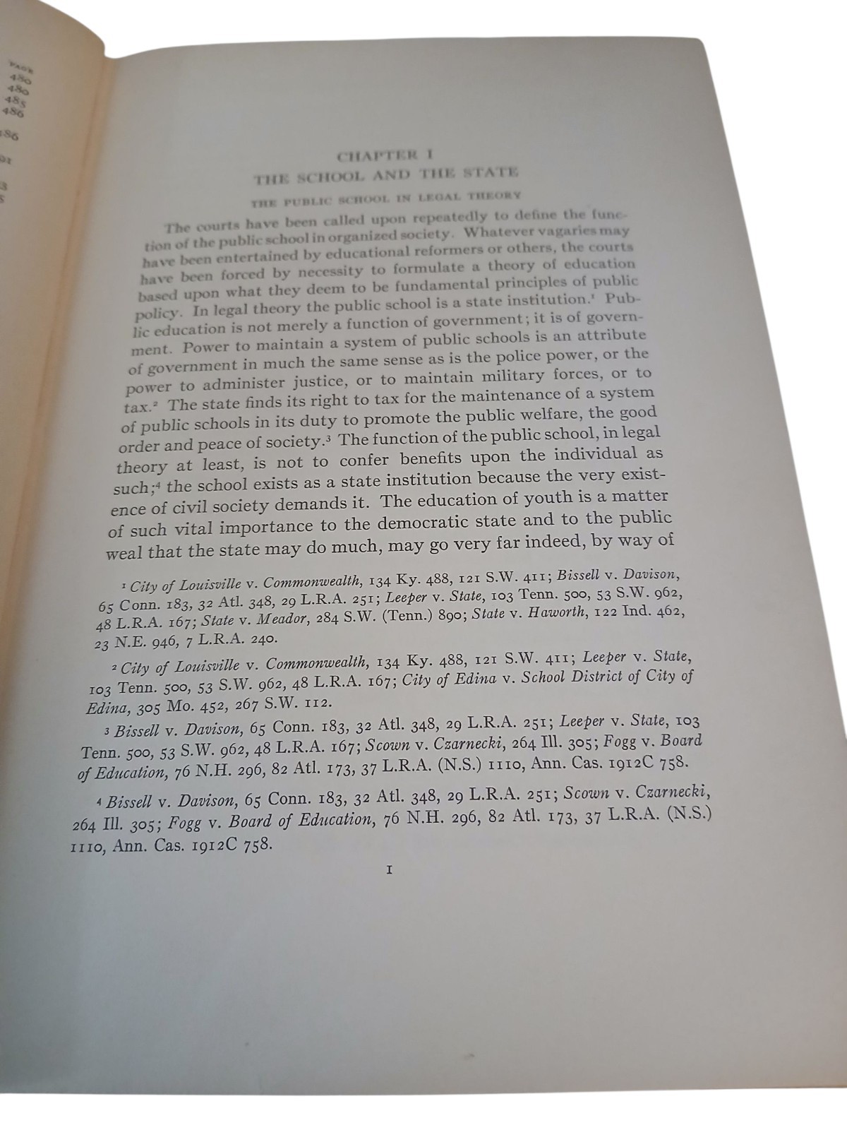The Courts and the Public Schools Newton Edwards 1949 Hardcover Book