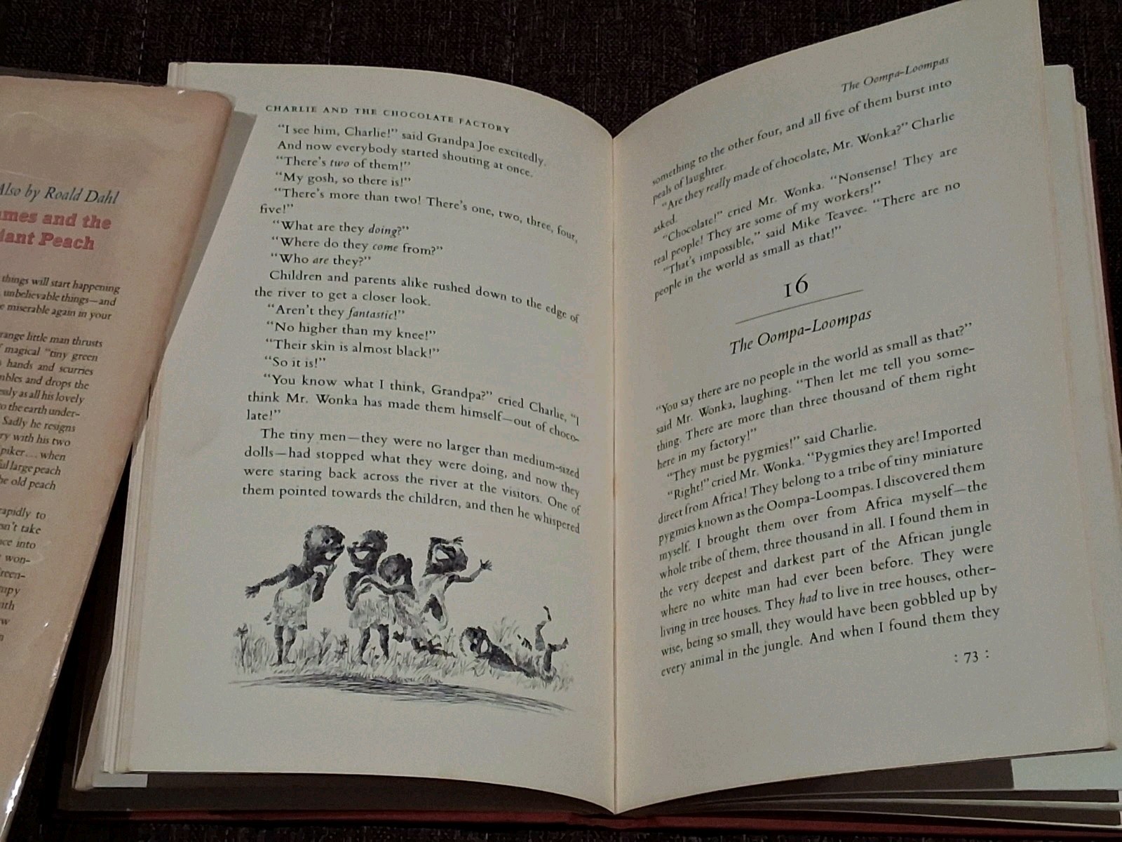 Roald Dahl Charlie and the Chocolate Factory 1st edition 1st printing 6 lines