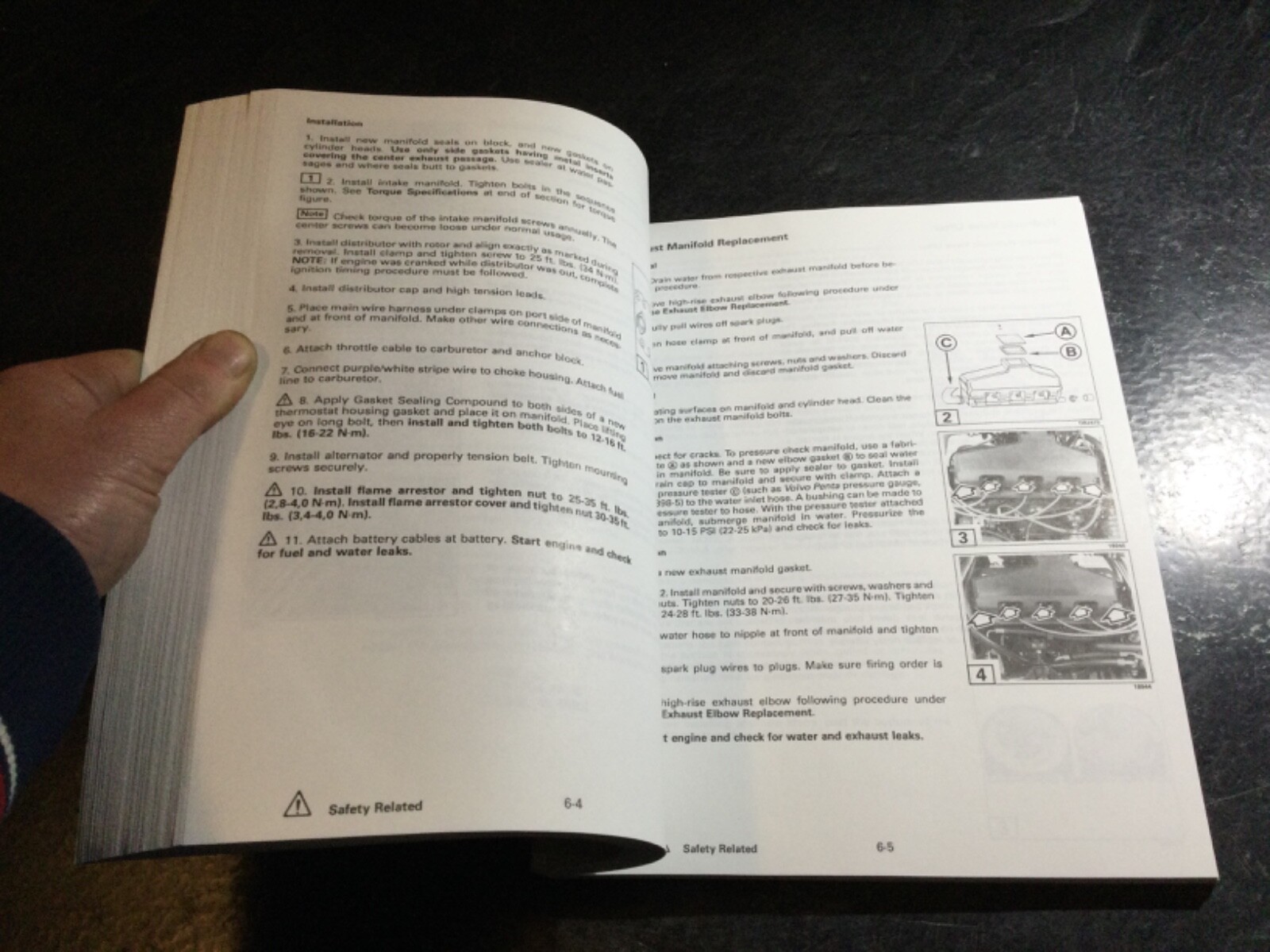 1994 Volvo Penta MD 3.0L, 4.3L, 5.0L, 5.7L, 5.8L 7.4L 8.2L Shop Manual 4,6,8 cyl
