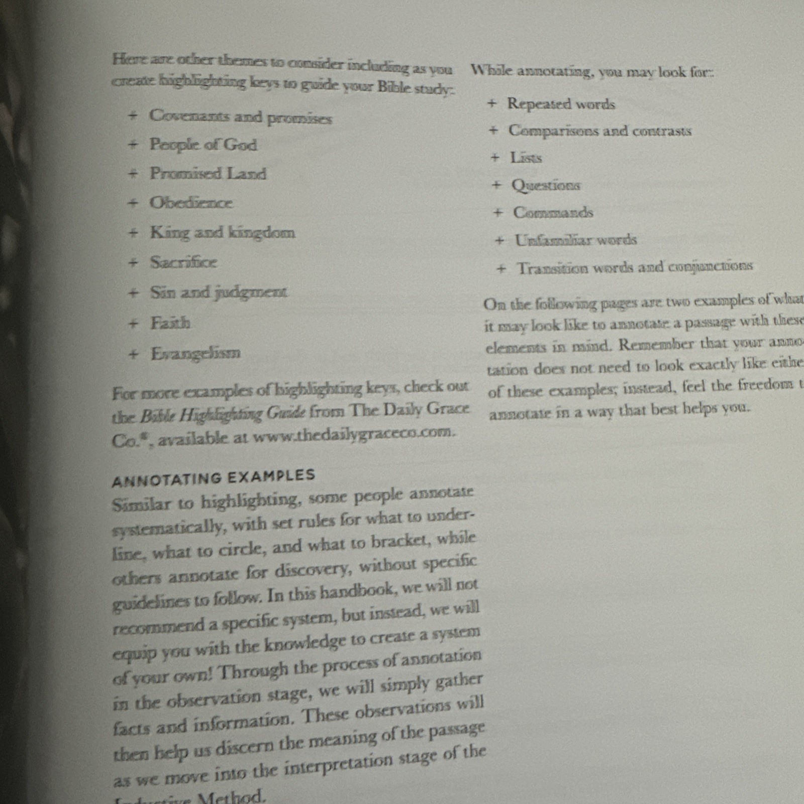 The Bible Study Handbook by The Daily Grace Co. (Hardcover, 2024)