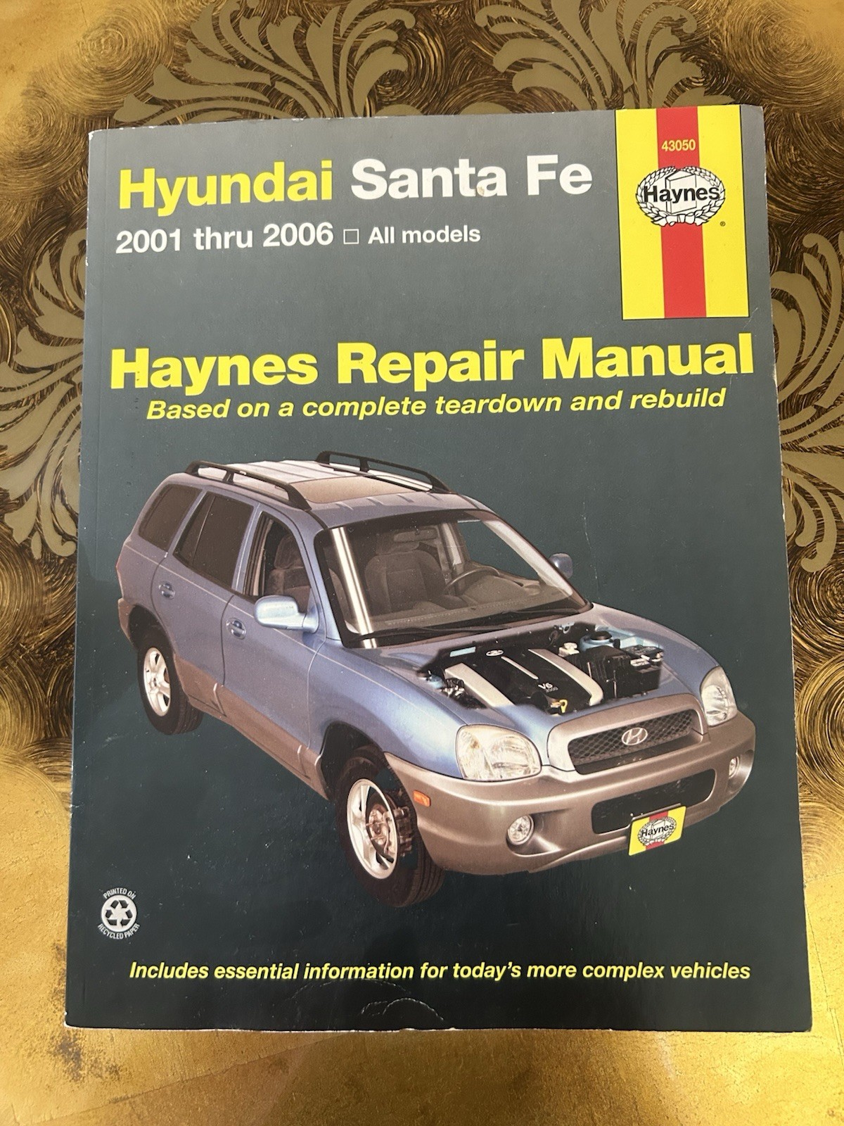 Haynes Repair Manual Hyundai Santa Fe 2001-2009 All Models 43050