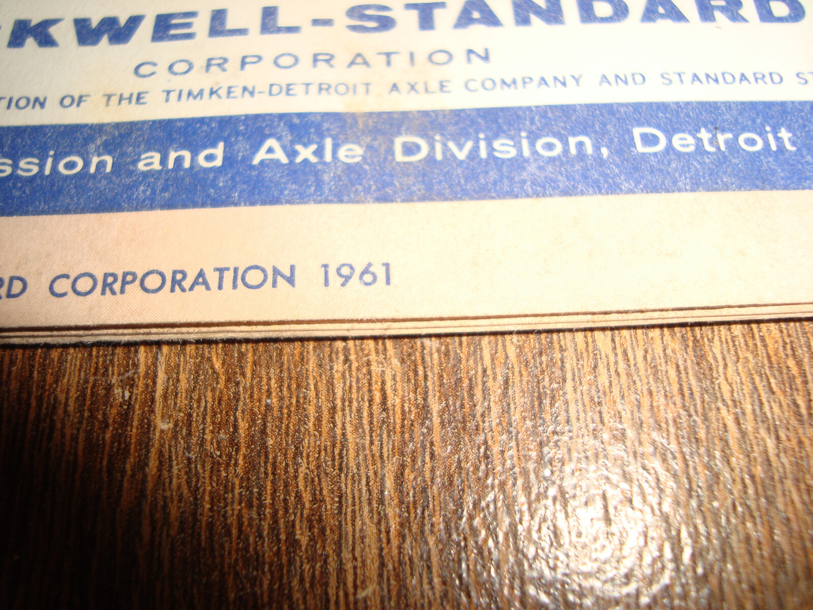 1961 Rockwell Standard General Engineering Bulletin SRD SRDD TopTandem EB 351-1