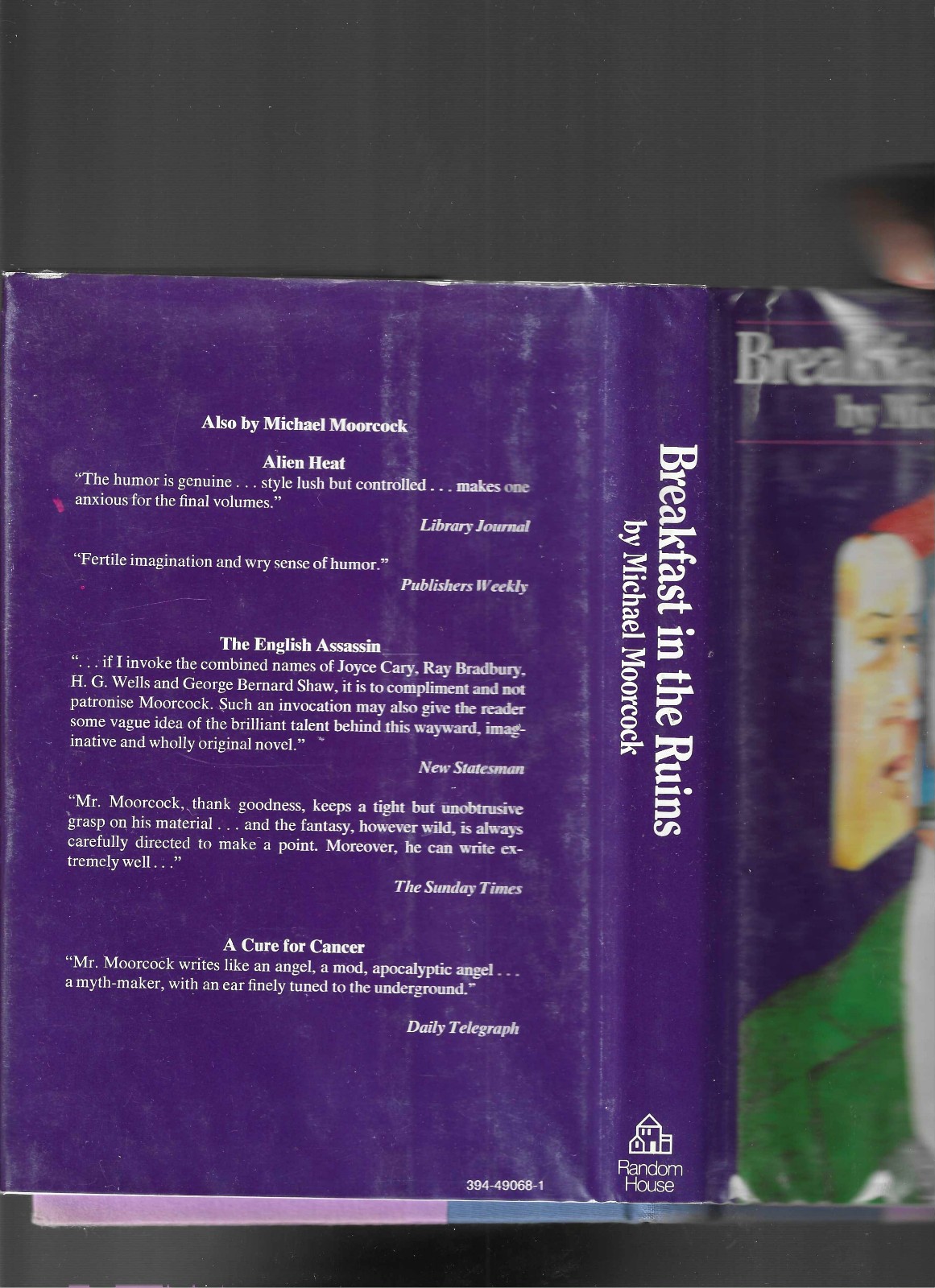 Breakfast in the Ruins by Michael Moorcock-First American Edition 2nd Printing