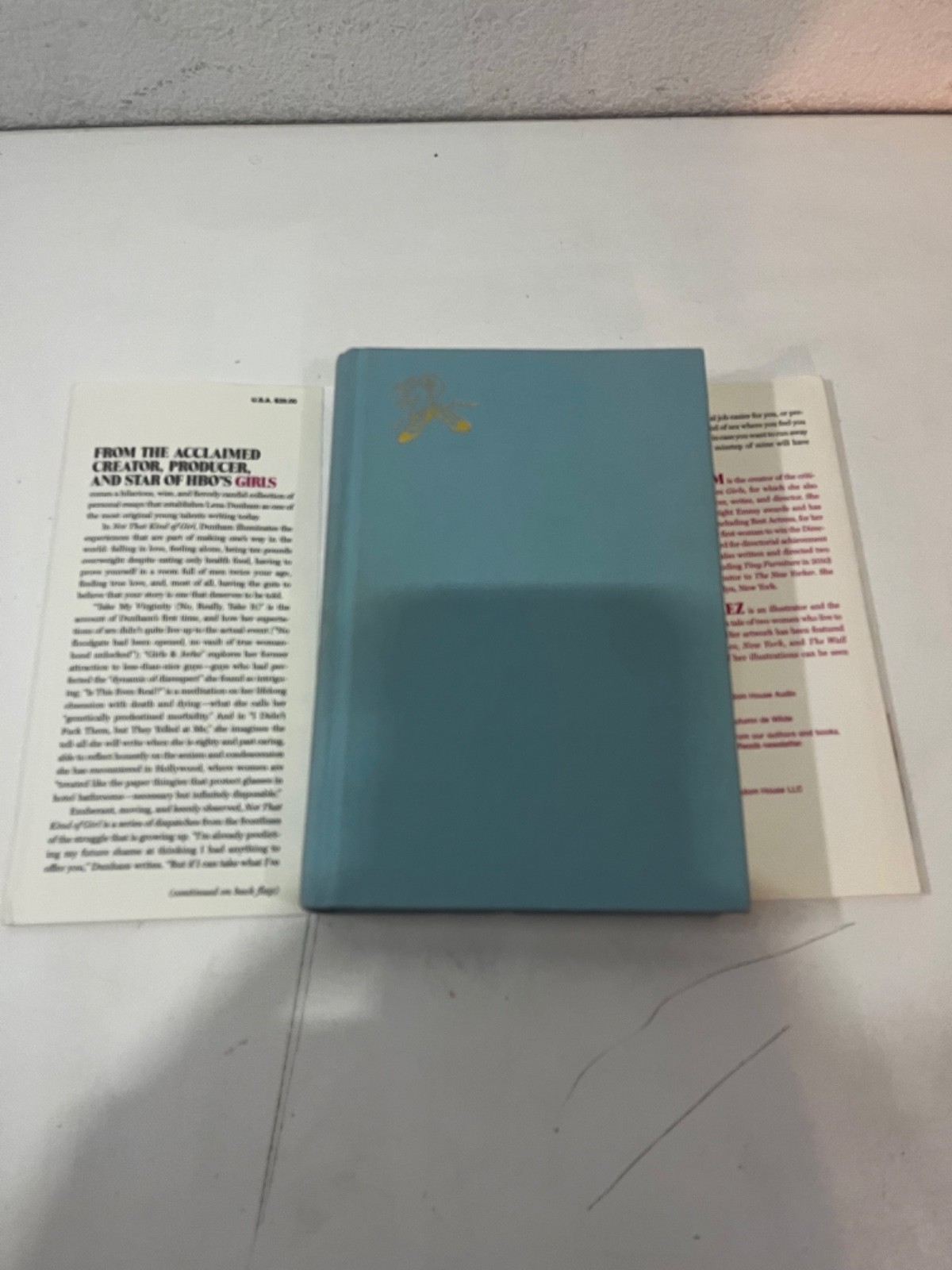 Not that kind of girl: WHAT SHE LEARNED by Lena Dunham HCDJ random house 2014