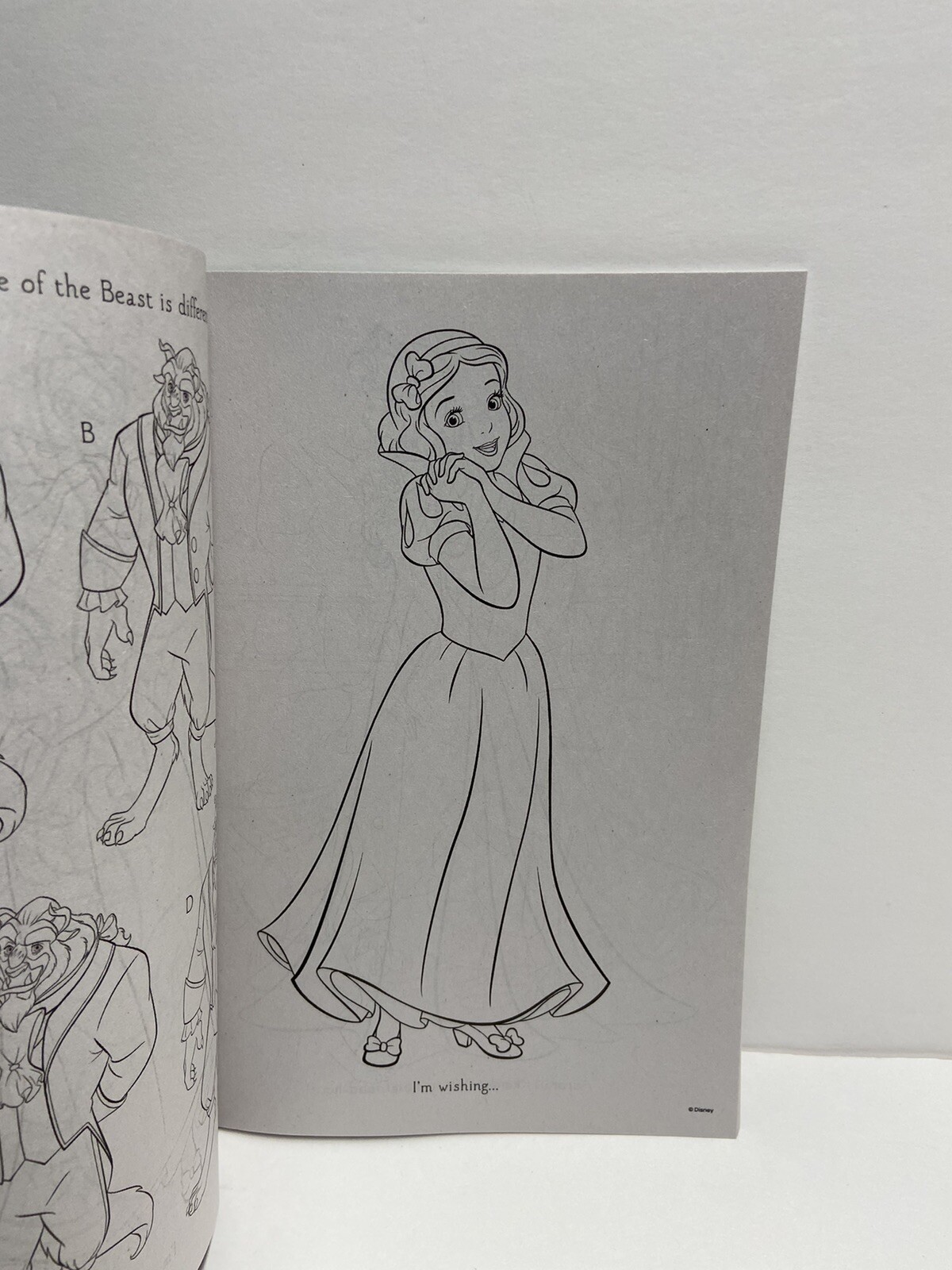3pc Gift Set Disney Princess Coloring Activity Books Crayons Bookmarks Kids Fun