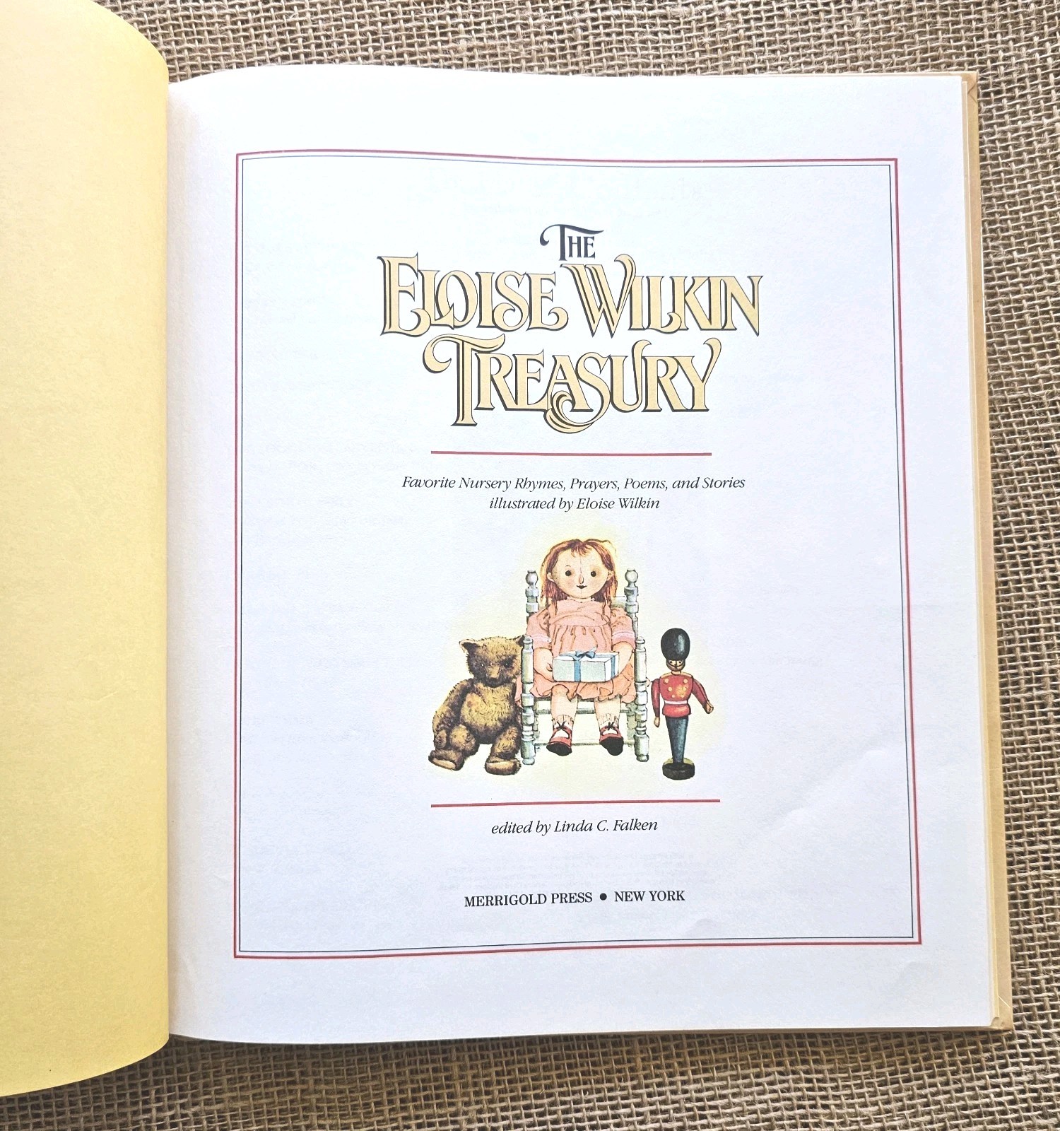 1985 The Eloise Wilkin Treasury Lg HB Book Merrigold Press 12″x10.5″