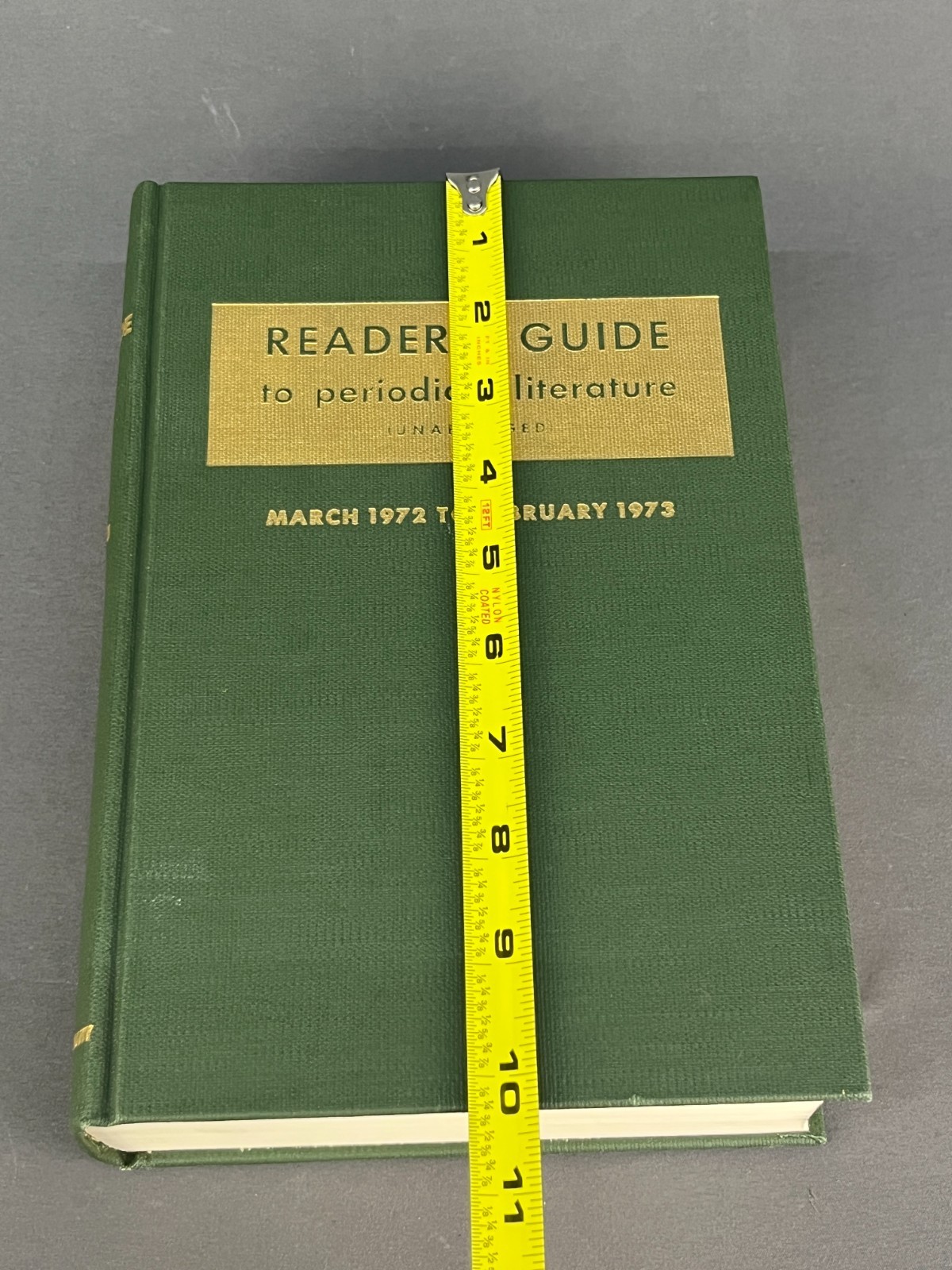 1972 -73 Reader’s Guide to Periodical Literature Volume 32 by H.W. Wilson